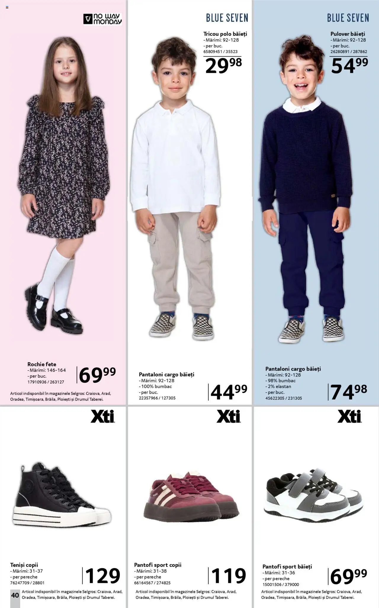 Catalog Selgros 8 August - 20 Septembrie 2025 | Pagina 40 | Produse: Rochie, Pantofi, Tricou, Pantaloni
