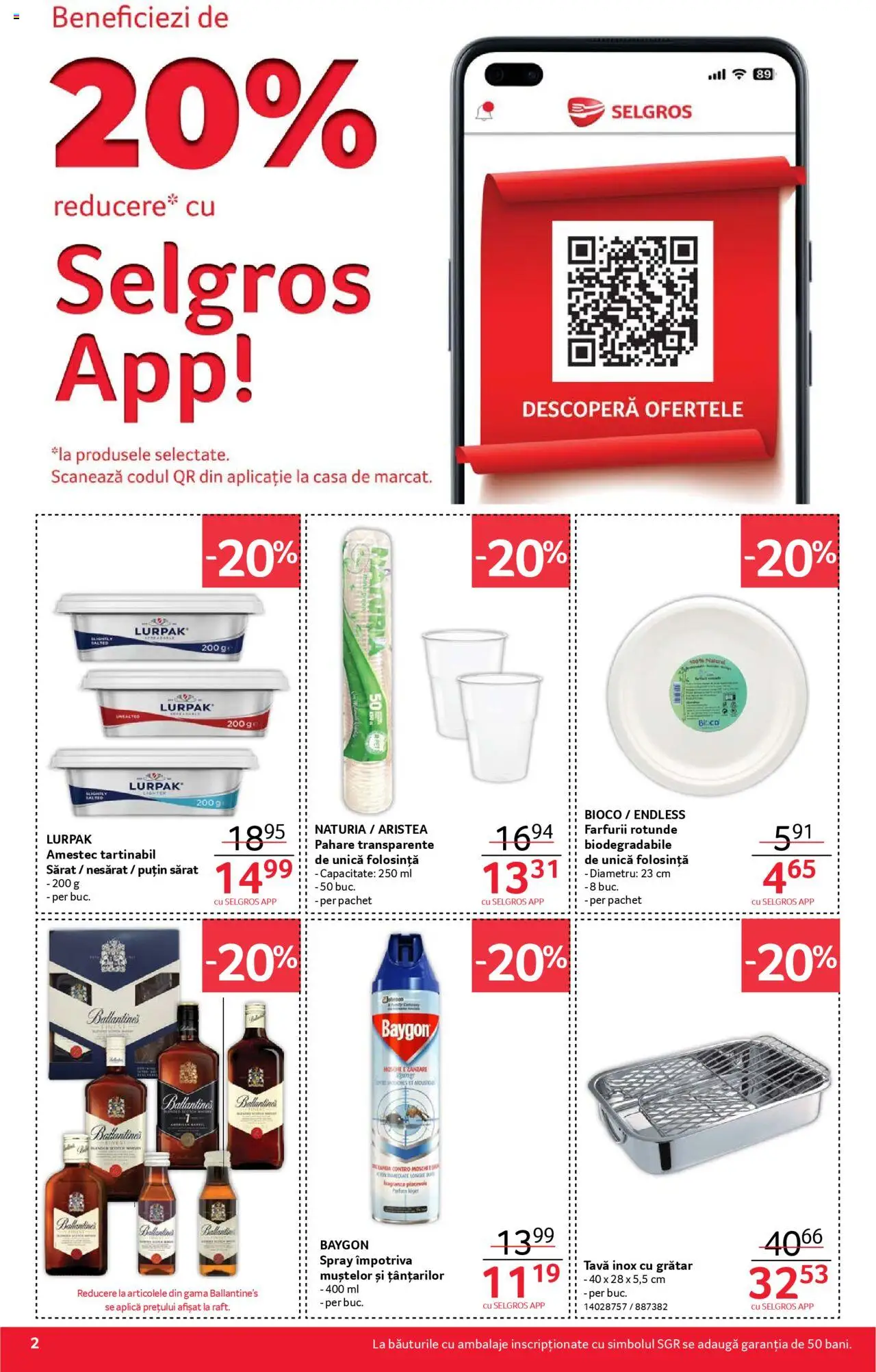 Catalog Selgros 8 - 20 August 2025 | Pagina 2 | Produse: Pahare, Grătar, Kalem ucu