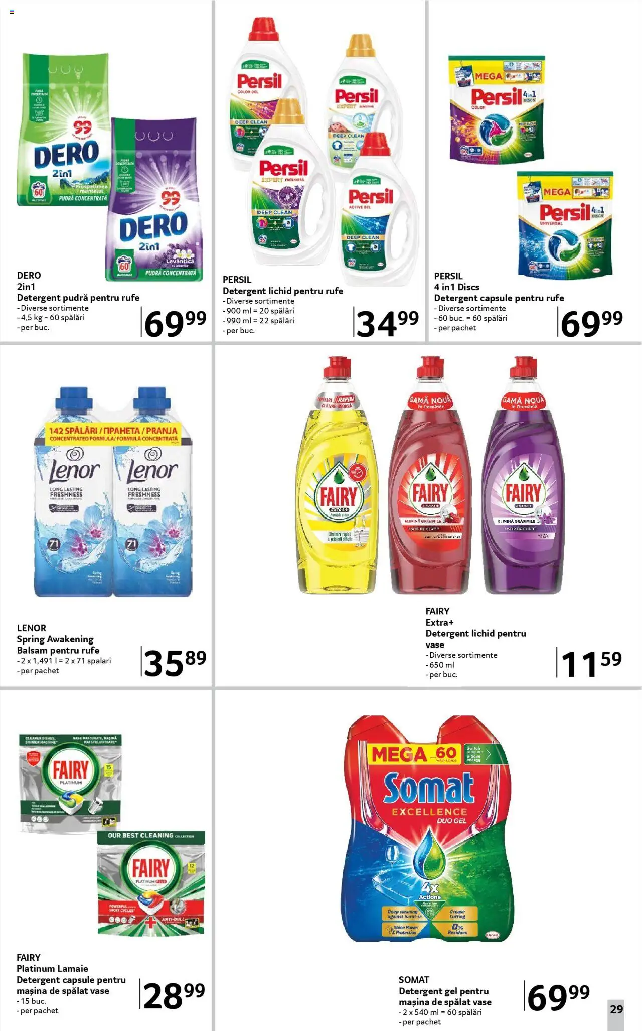 Catalog Selgros 8 - 20 August 2025 | Pagina 29 | Produse: Mașină De Spălat Vase, Pudră, Balsam, Lămâie