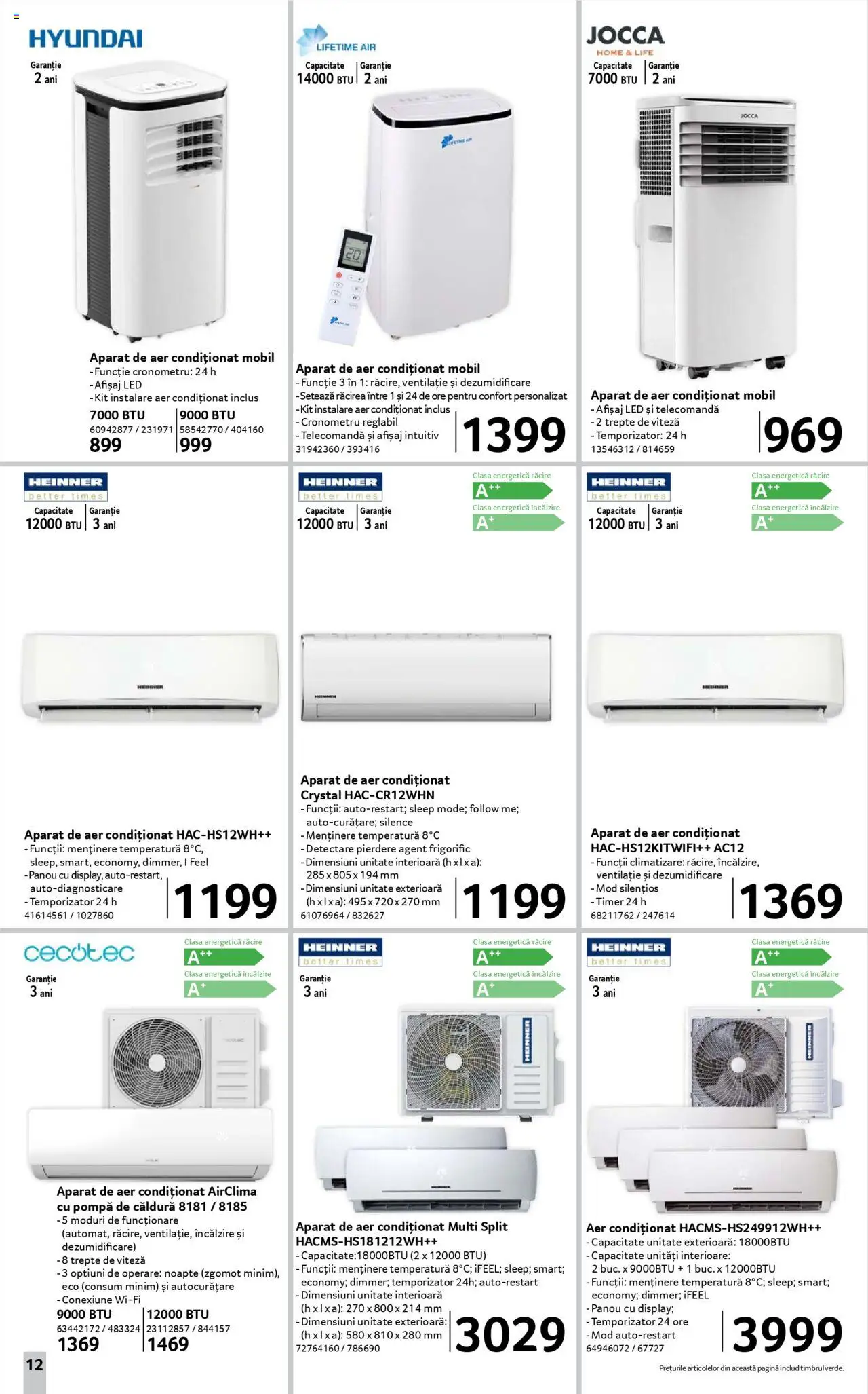 Catalog Selgros 8 - 20 August 2025 | Pagina 12 | Produse: Aer Condiționat, Babak