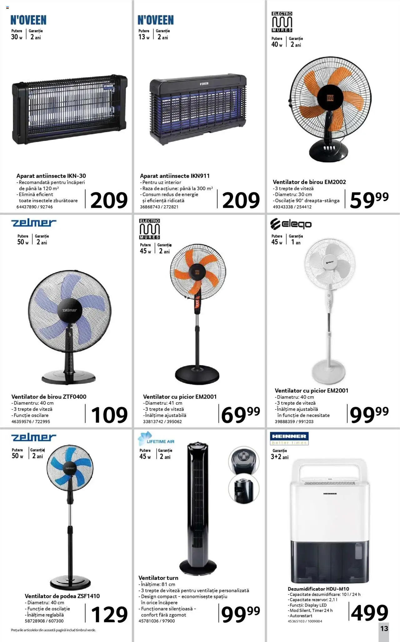 Catalog Selgros 8 - 20 August 2025 | Pagina 13 | Produse: Çikolatalı gofret, Ventilator, Babak
