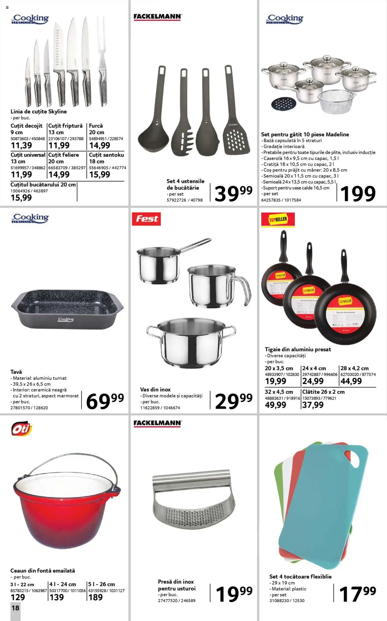 Catalog Selgros 8 - 20 August 2025 | Pagina 18 | Produse: Cratiță, Coș, Bucătărie, Cuțit