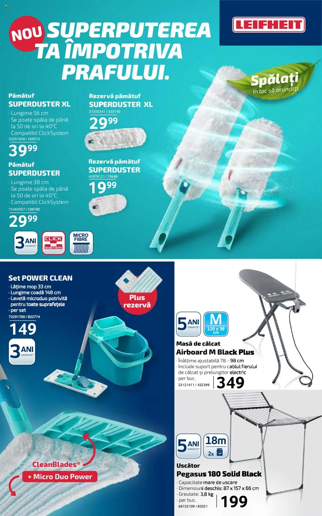 Catalog Selgros 8 - 20 August 2025 | Pagina 19 | Produse: Prelungitor, Mop, Masă, Masă de călcat