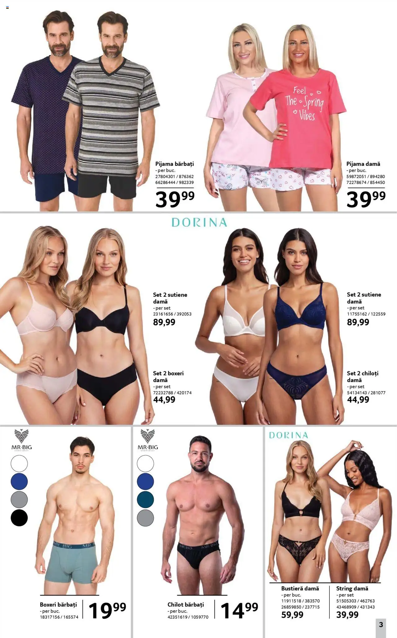 Catalog Selgros 8 - 20 August 2025 | Pagina 3 | Produse: Bustieră, Chiloți, Boxeri