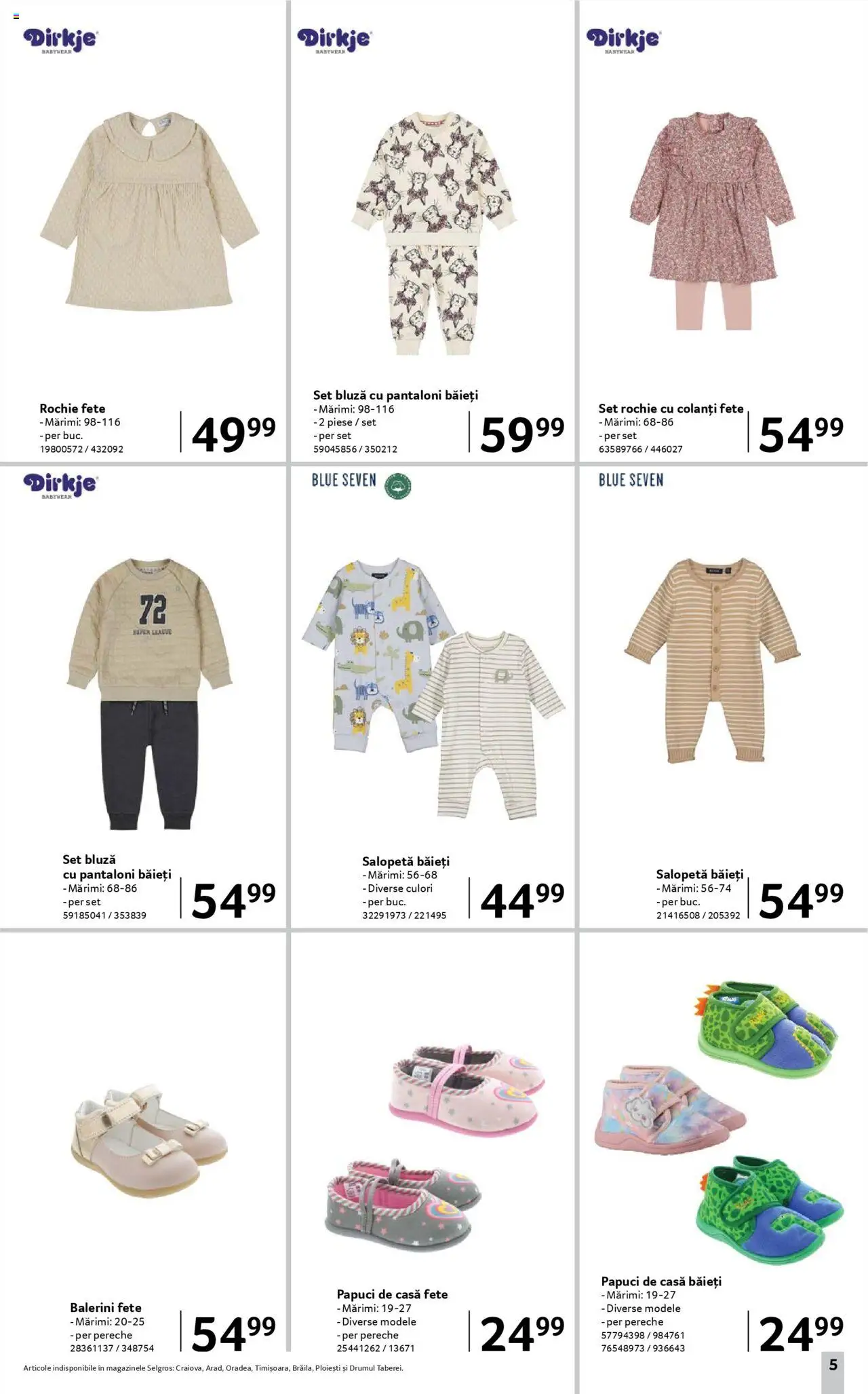 Catalog Selgros 8 - 20 August 2025 | Pagina 5 | Produse: Rochie, Colanți, Balerini, Papuci