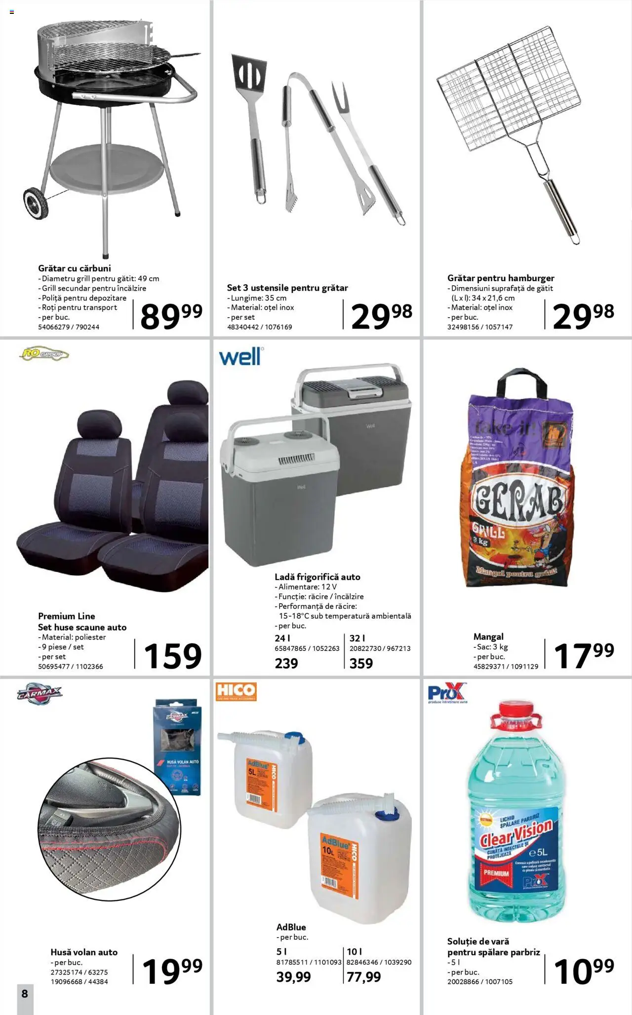 Catalog Selgros 8 - 20 August 2025 | Pagina 8 | Produse: Grill, Grătar, Ladă frigorifică