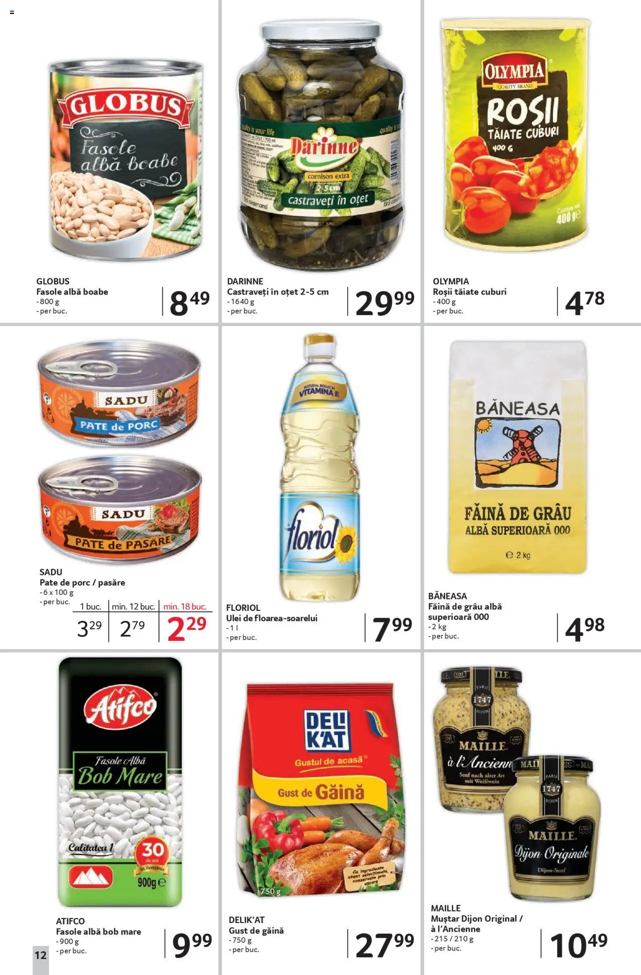 Catalog Selgros 8 - 20 August 2025 | Pagina 12 | Produse: Ulei, Oțet, Făină, Roșii
