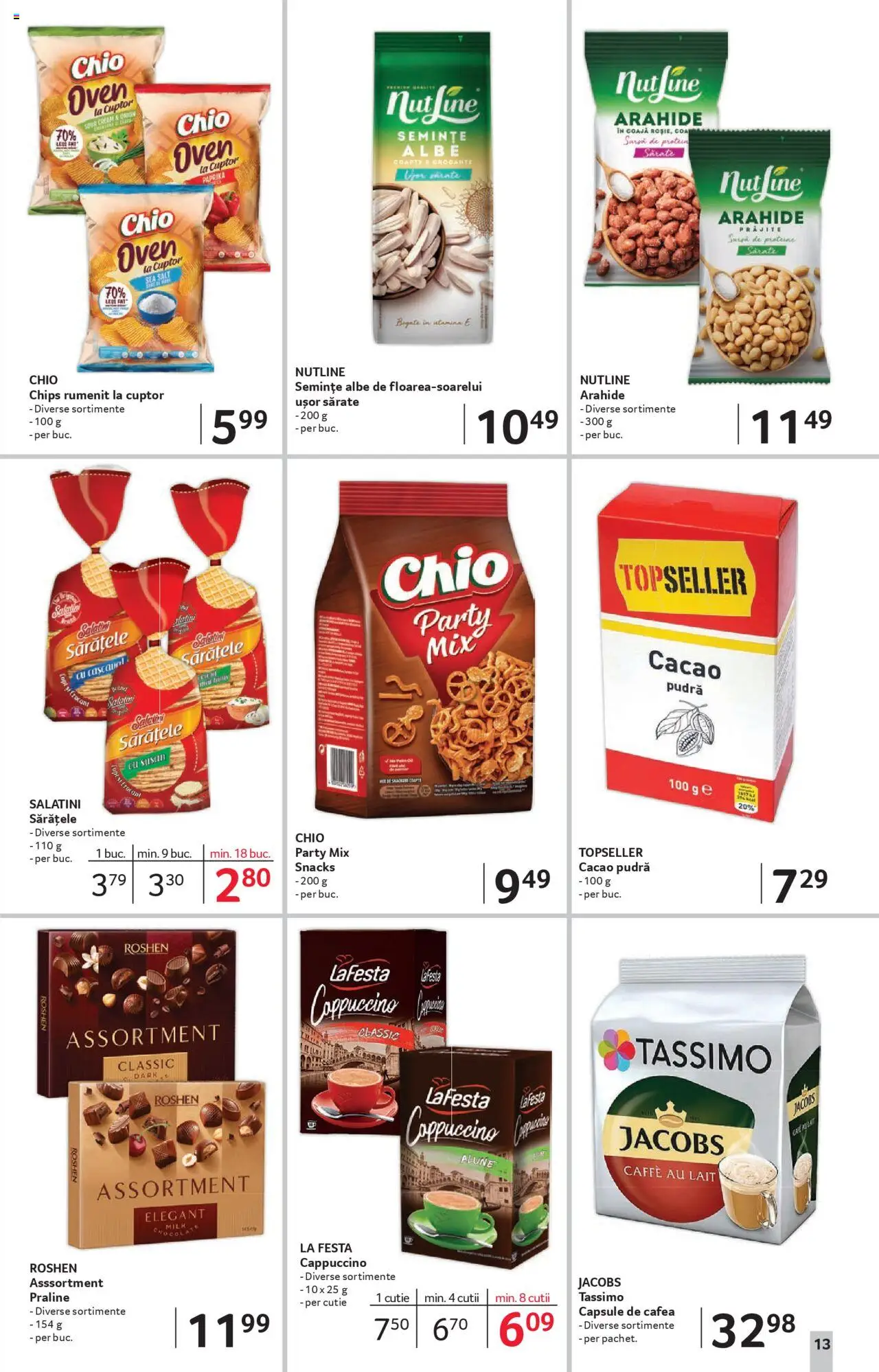 Catalog Selgros 8 - 20 August 2025 | Pagina 13 | Produse: Cutie, Arahide, Semințe, Cafea