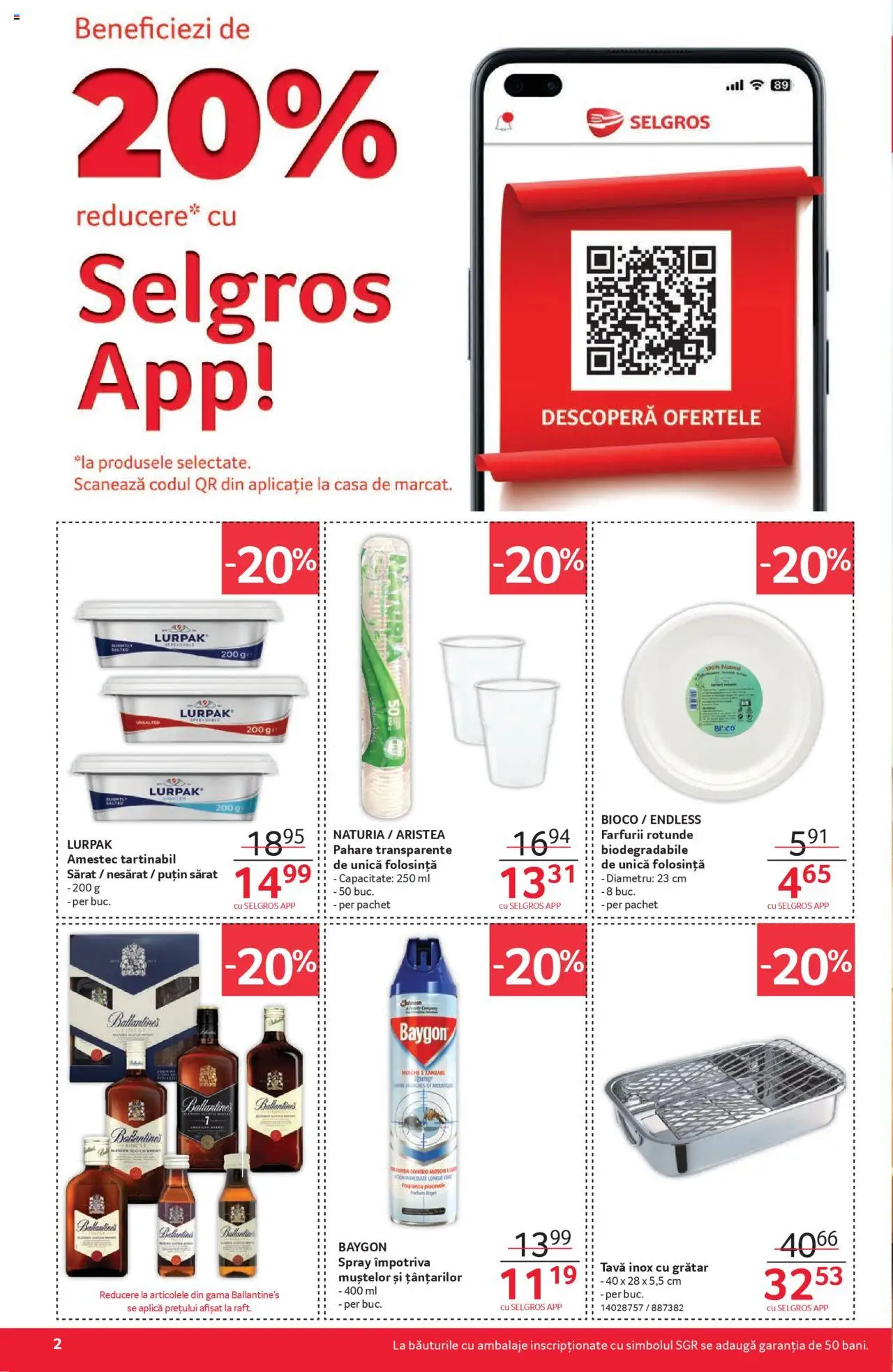 Catalog Selgros 8 - 20 August 2025 | Pagina 2 | Produse: Pahare, Grătar, Kalem ucu