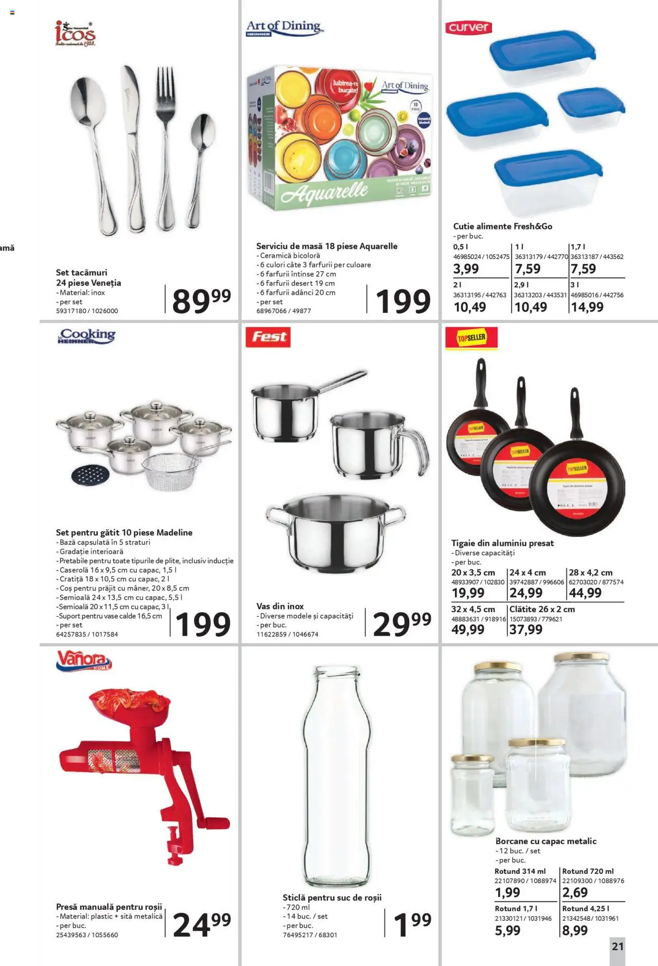 Catalog Selgros 8 - 20 August 2025 | Pagina 21 | Produse: Presă, Coș, Masă, Suc