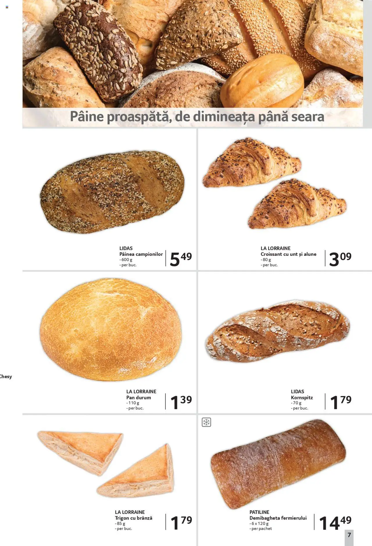 Catalog Selgros 8 - 20 August 2025 | Pagina 7 | Produse: Alune, Unt, Brânză, Pâine