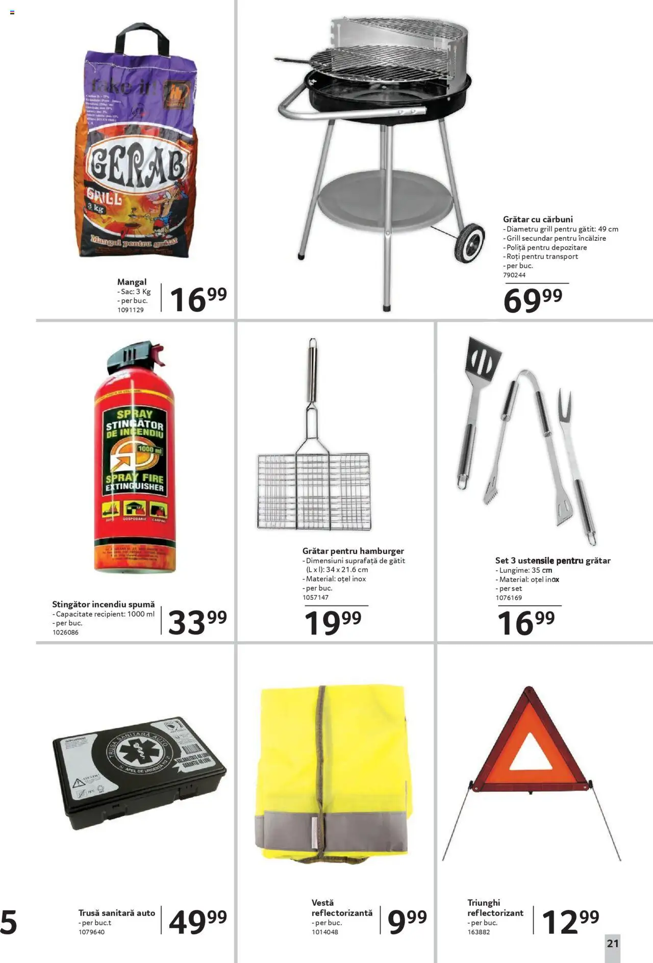Catalog Selgros 8 - 20 August 2025 | Pagina 21 | Produse: Grill, Grătar, Vestă