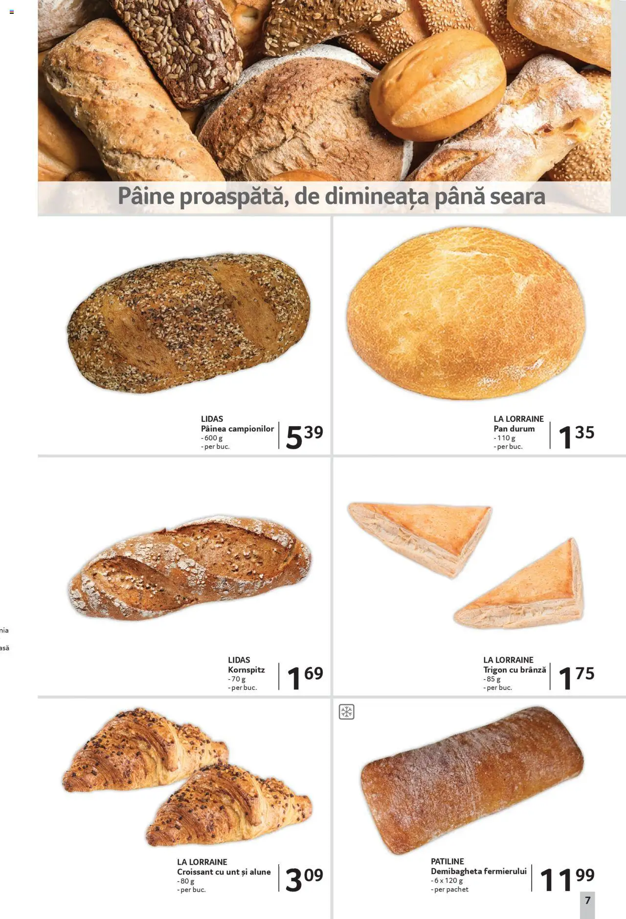 Catalog Selgros 8 - 20 August 2025 | Pagina 7 | Produse: Alune, Unt, Brânză, Pâine