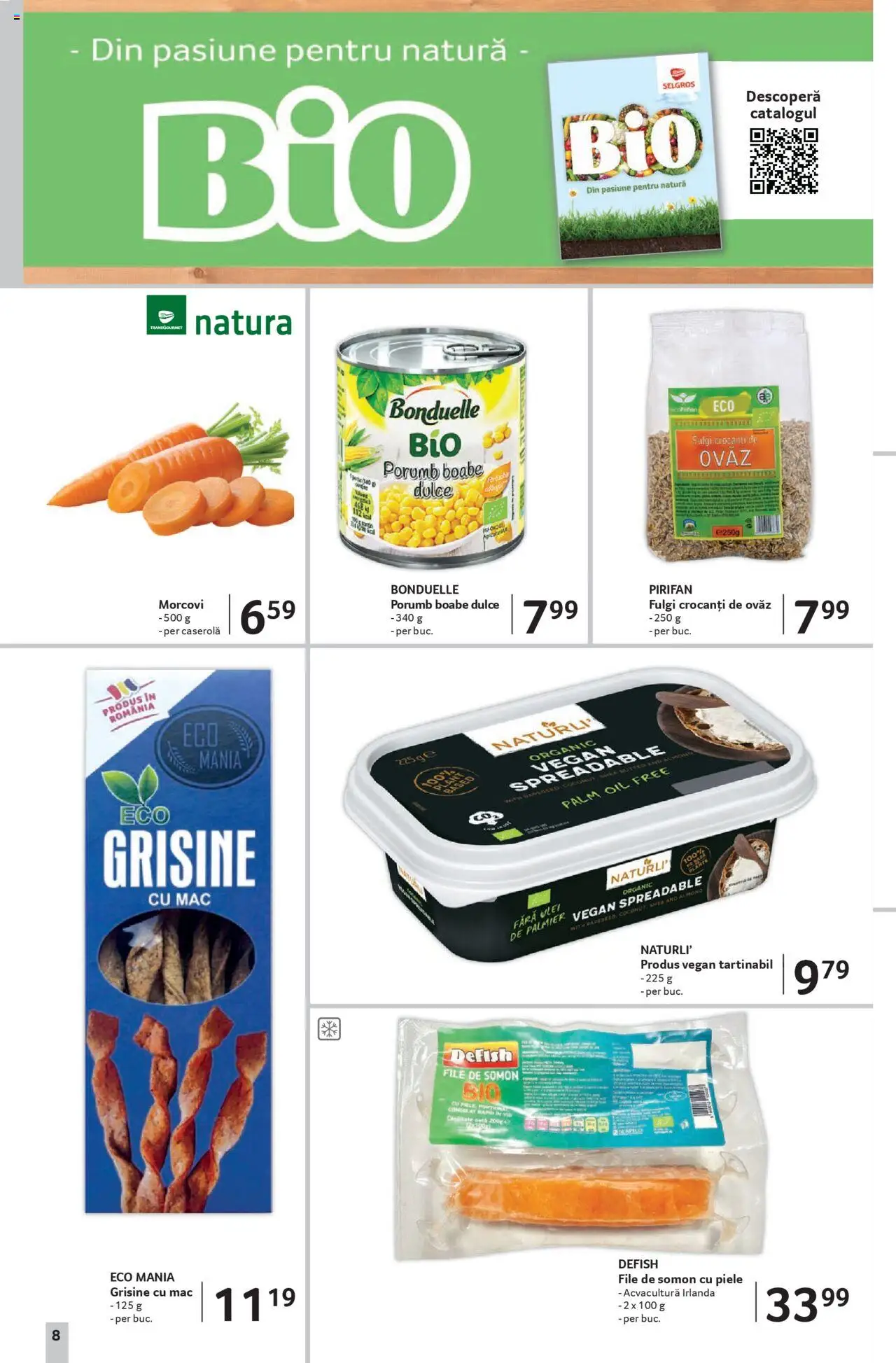 Catalog Selgros 8 - 20 August 2025 | Pagina 8 | Produse: Ulei, Morcovi, Fulgi, Porumb