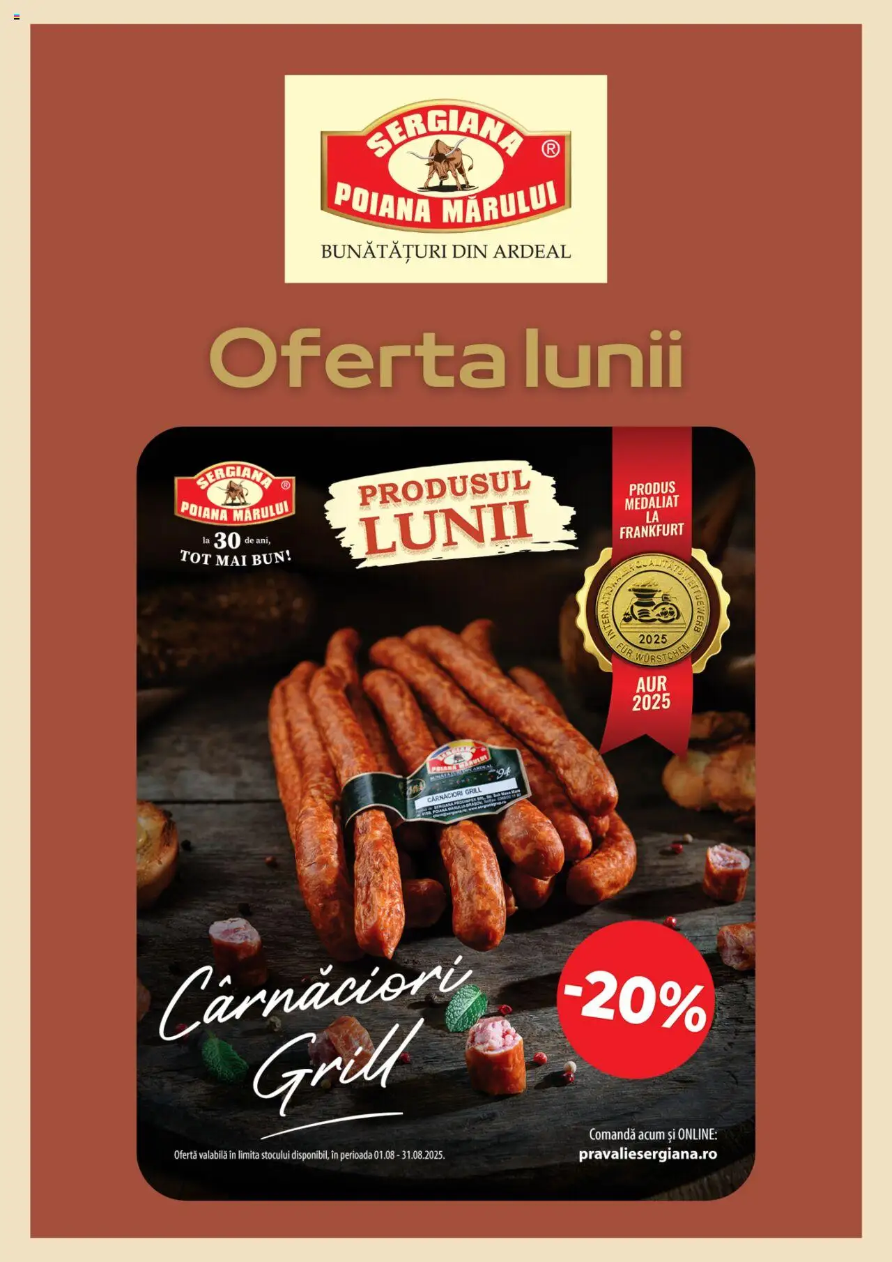 Catalog Sergiana 1 - 30 August 2025 | Pagina 1 | Produse: Grill