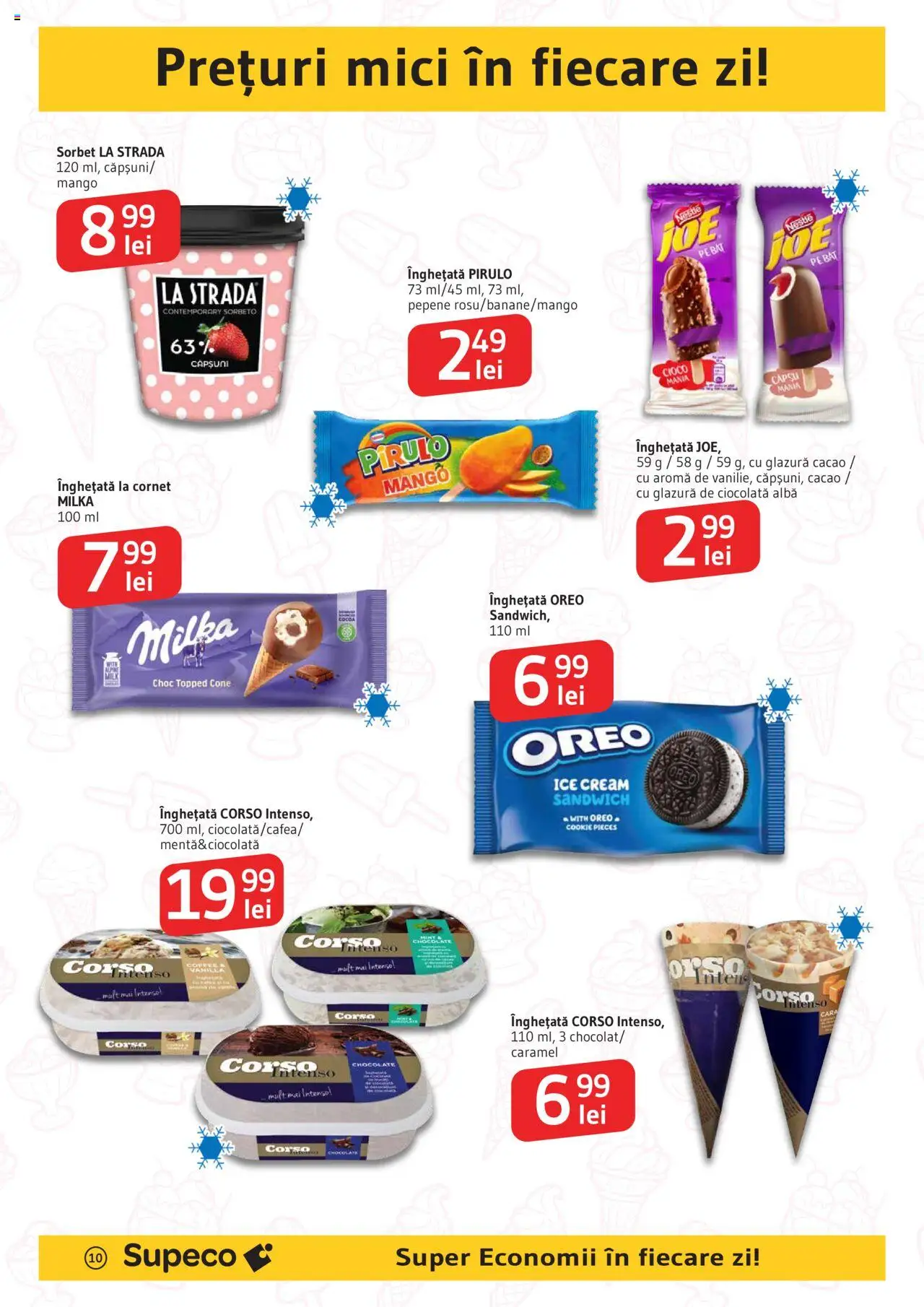 Catalog Supeco 7 - 19 August 2025 | Pagina 10 | Produse: Căpșuni, Cacao, Înghețată, Mango