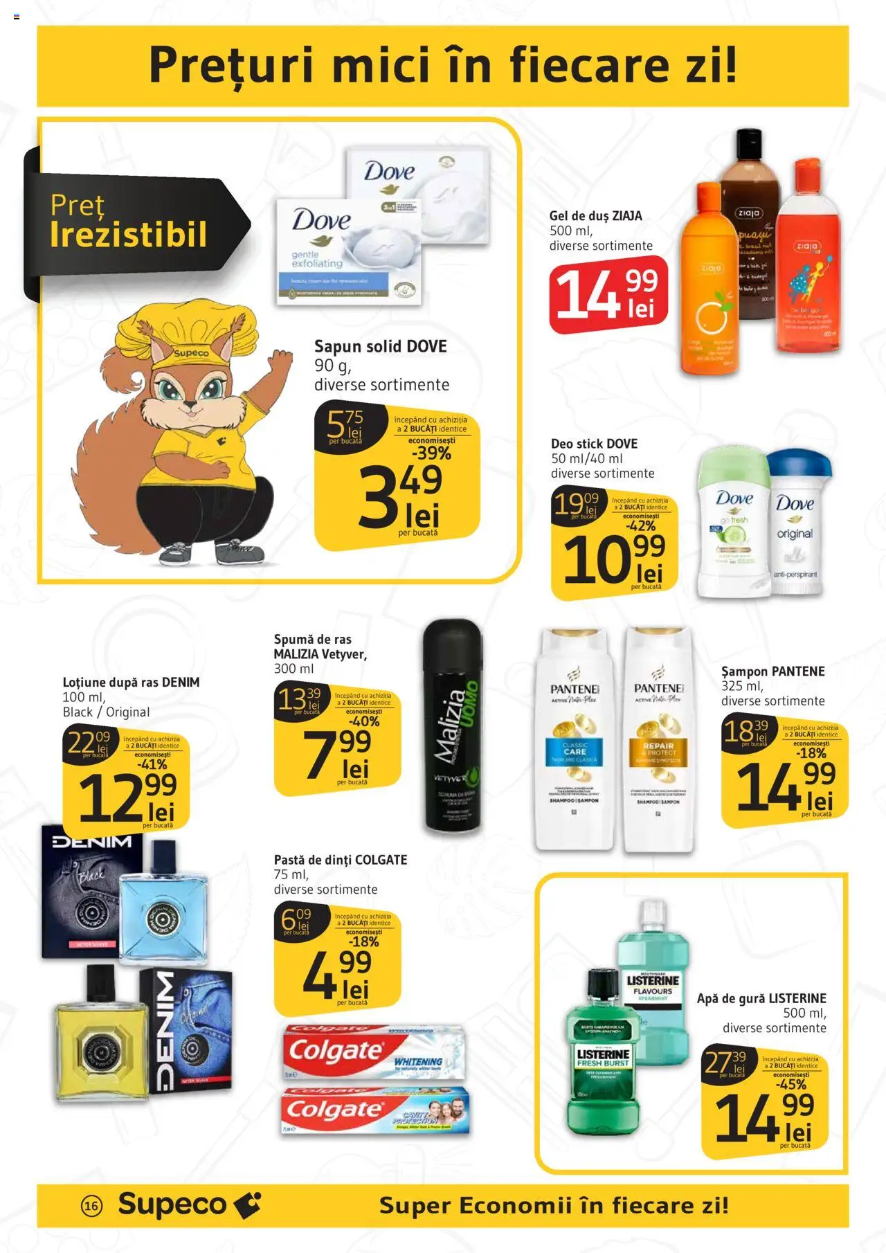 Catalog Supeco 7 - 19 August 2025 | Pagina 16 | Produse: Săpun solid, Șampon, Apă de gură, Apă