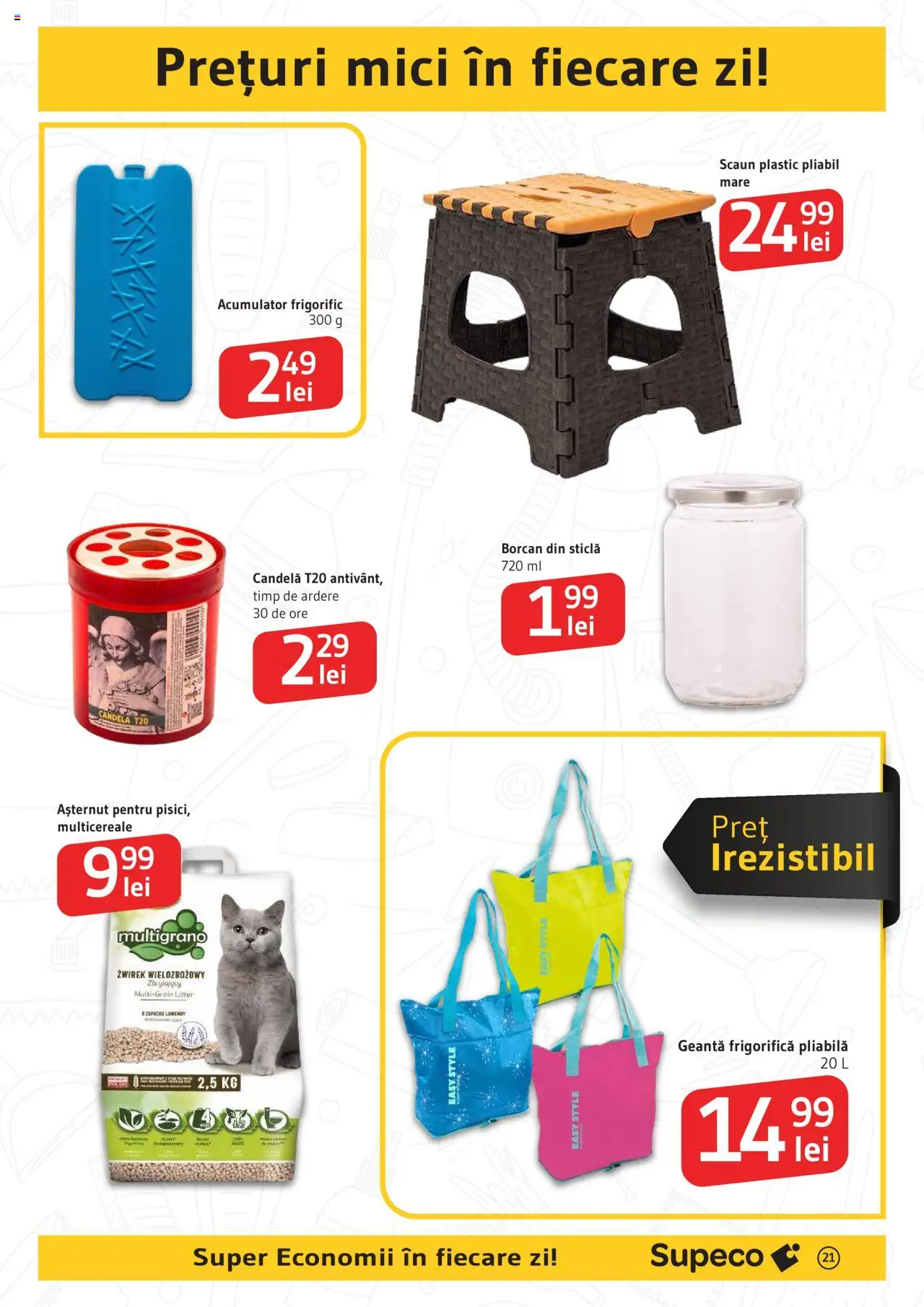 Catalog Supeco 7 - 19 August 2025 | Pagina 21 | Produse: Delgeç, Geantă, Mici, Borcan