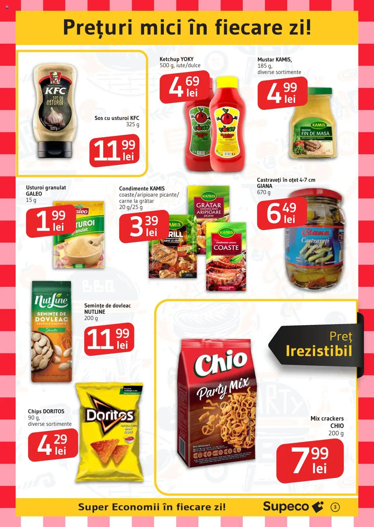 Catalog Supeco 7 - 19 August 2025 | Pagina 3 | Produse: Mici, Muștar, Condimente, Usturoi