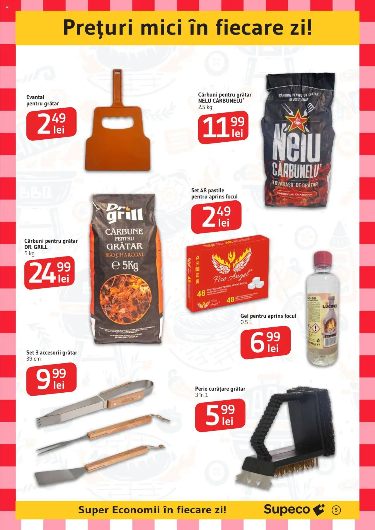 Catalog Supeco 7 - 19 August 2025 | Pagina 5 | Produse: Grill, Grătar, Mici, Perie