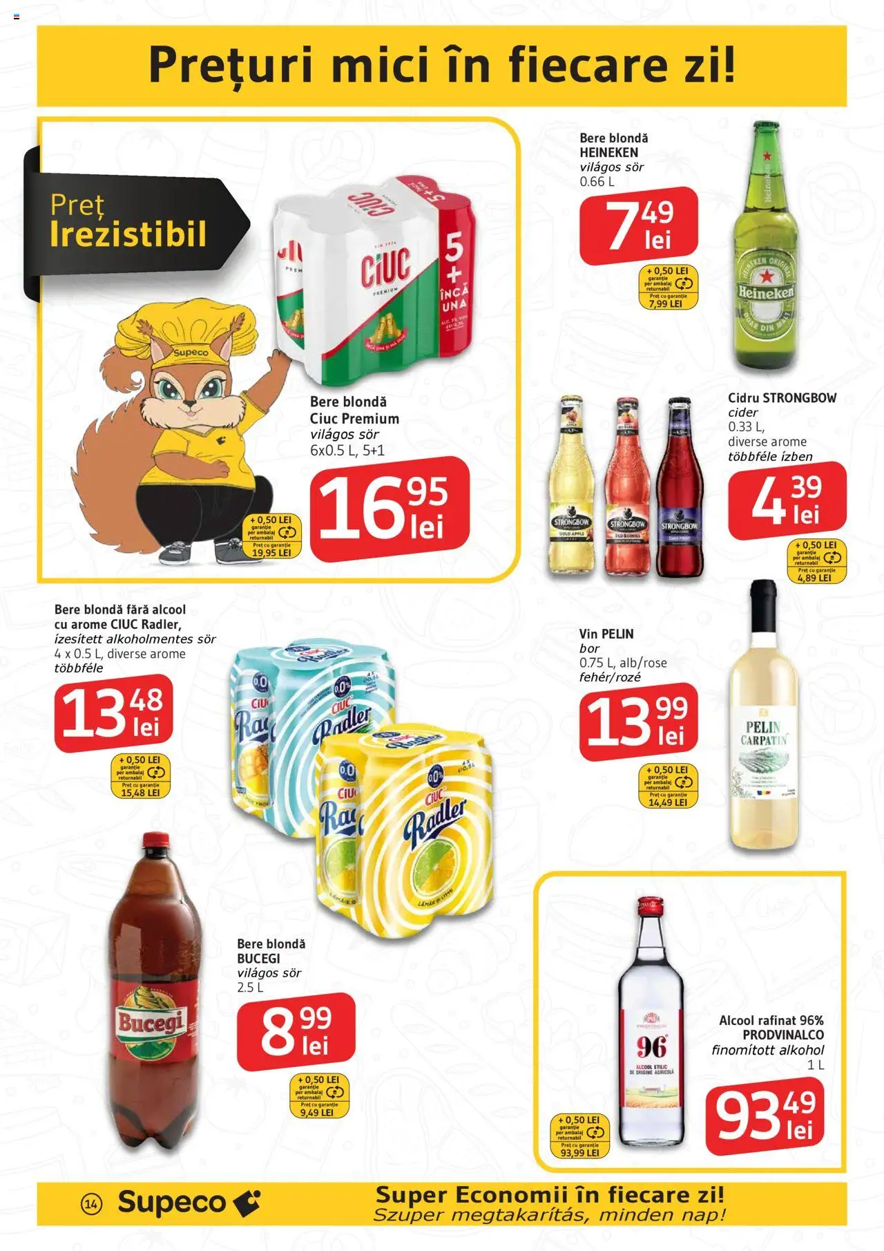 Catalog Supeco 7 - 19 August 2025 | Pagina 14 | Produse: Mici, Apple, Vin, Bere