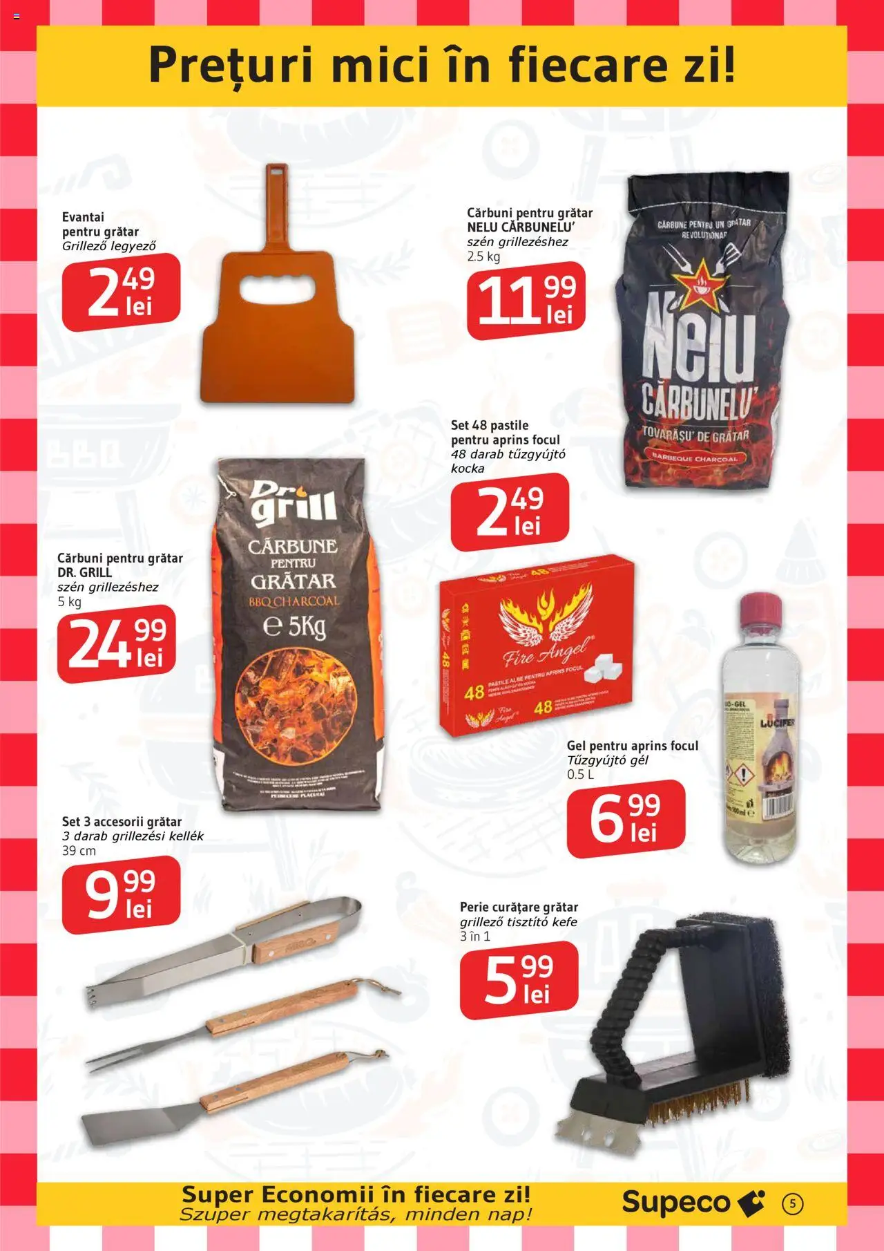 Catalog Supeco 7 - 19 August 2025 | Pagina 5 | Produse: Grill, Grătar, Mici, Perie