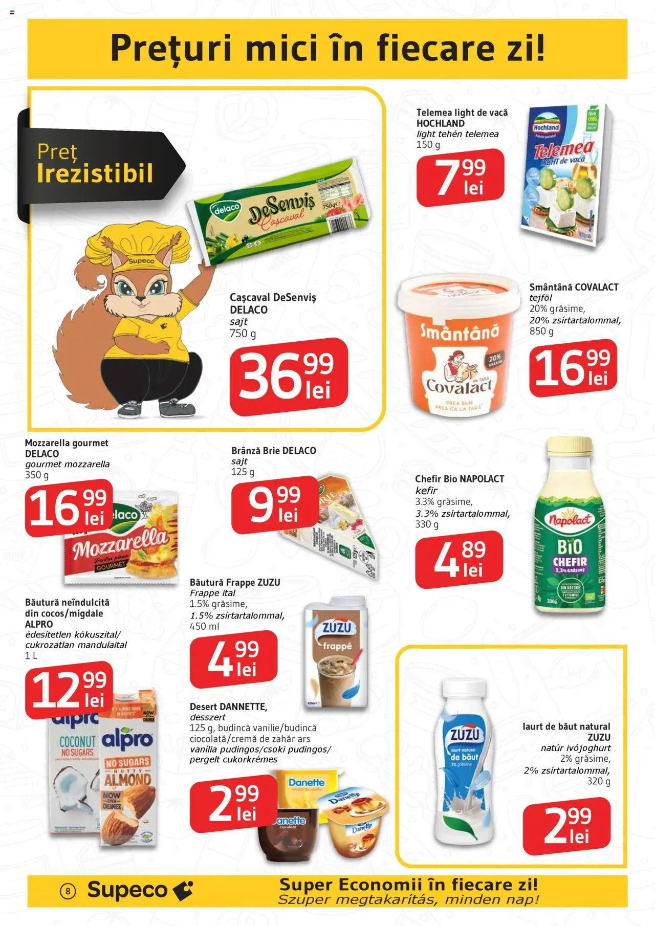 Catalog Supeco 7 - 19 August 2025 | Pagina 8 | Produse: Şerit ödül, Kefir, Smântână, Zahăr