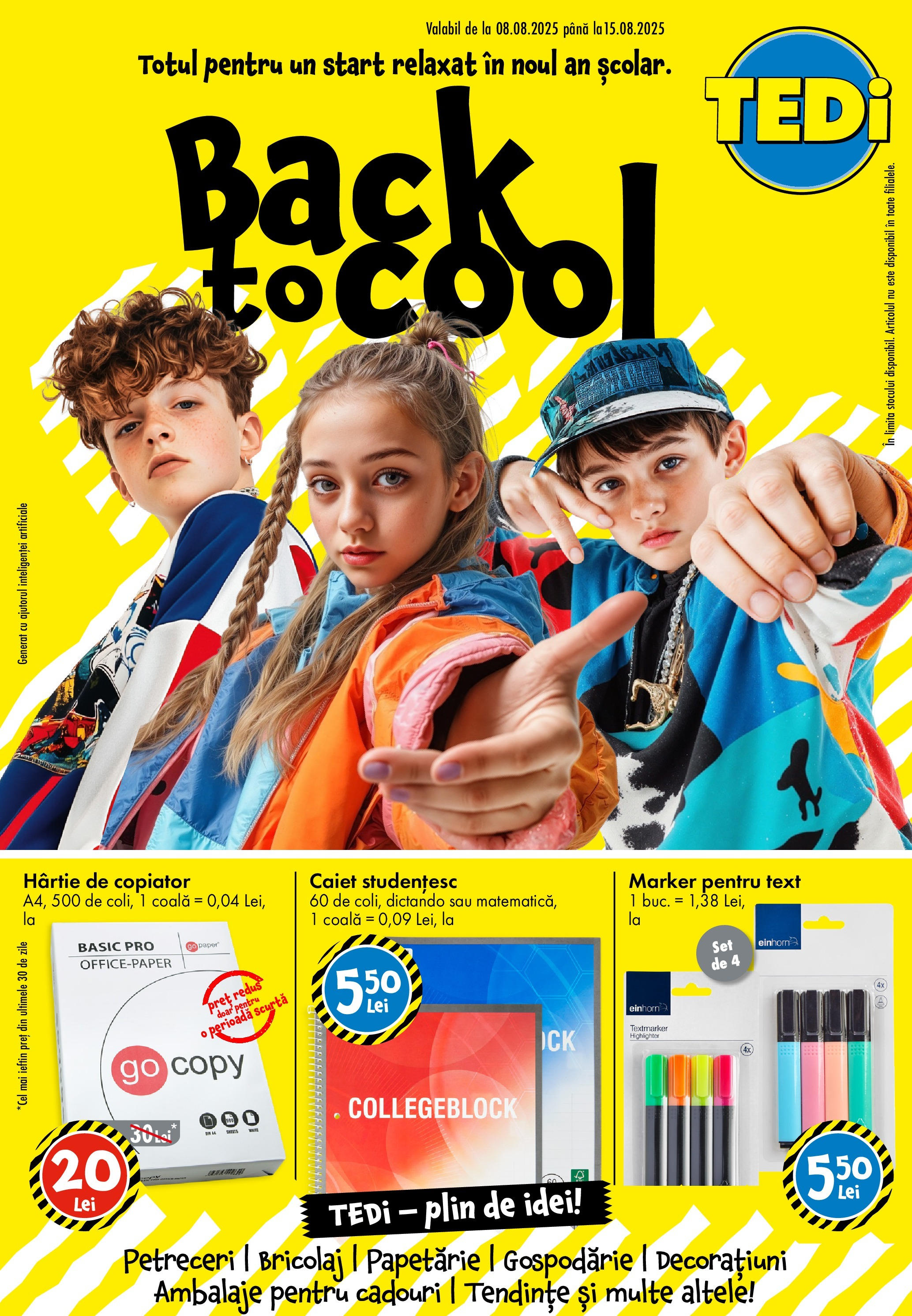 Catalog TEDi 8 - 14 August 2025 | Pagina 1
