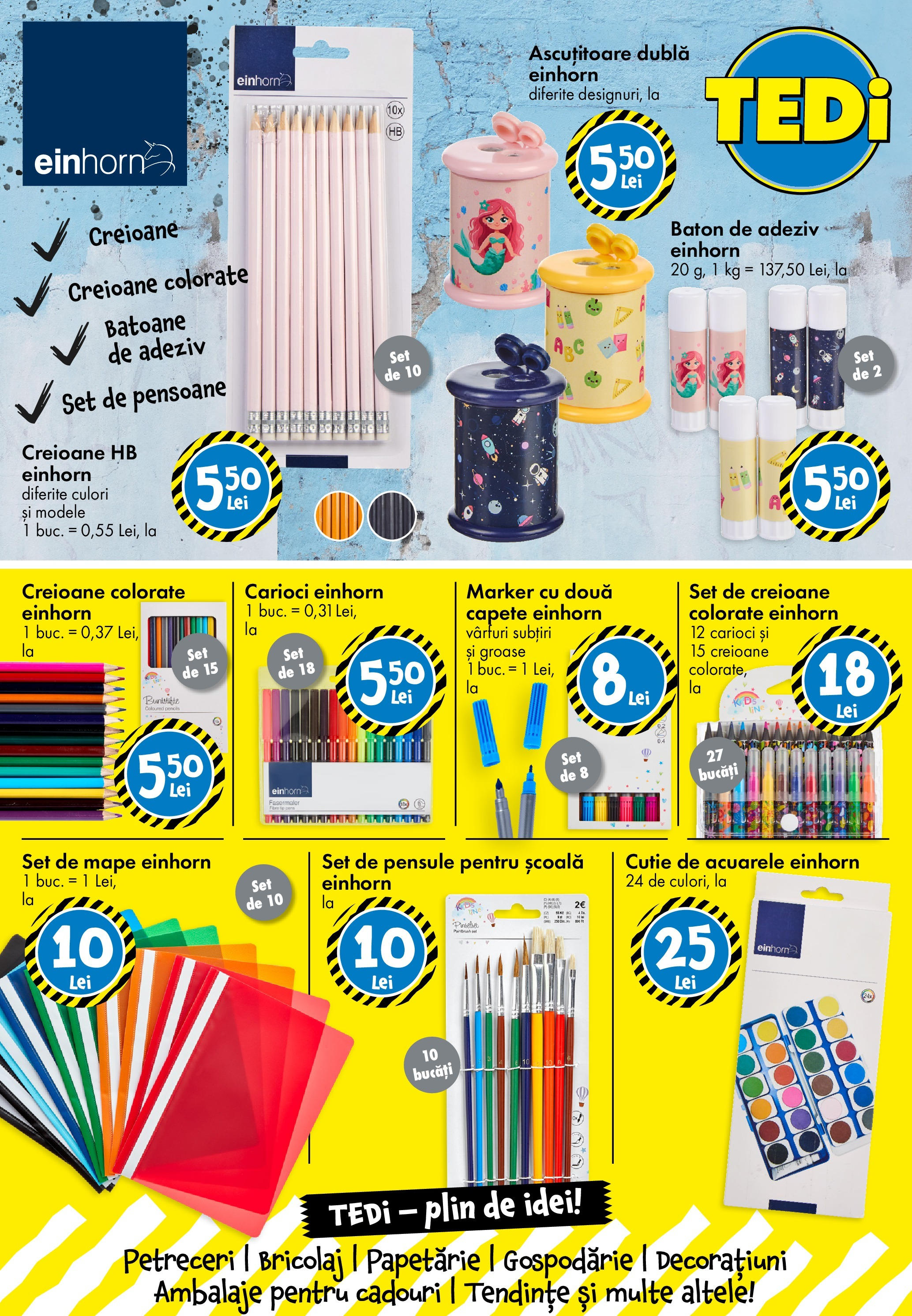Catalog TEDi 8 - 14 August 2025 | Pagina 13 | Produse: Ascuțitoare, Cutie, Adeziv