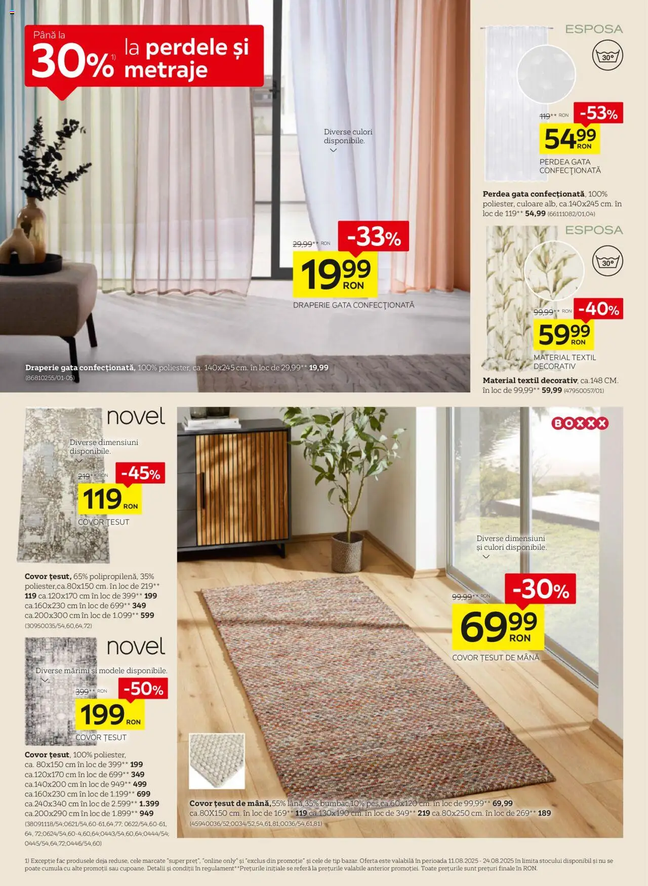 Catalog XXXLutz 1 - 29 August 2025 | Pagina 12 | Produse: Covor, Perdea