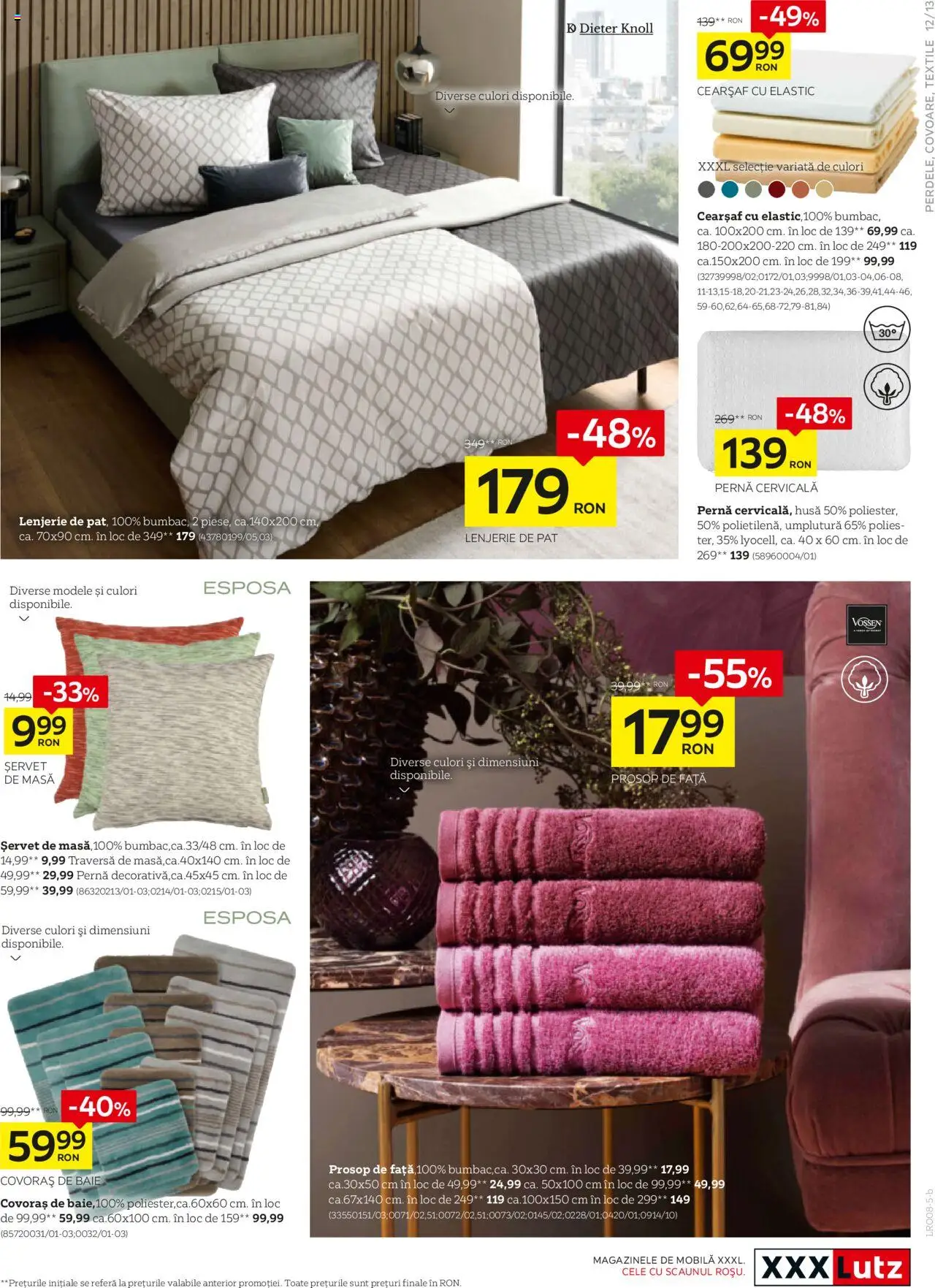 Catalog XXXLutz 1 - 29 August 2025 | Pagina 13 | Produse: Pat, Pernă, Masă, Covoraș de baie