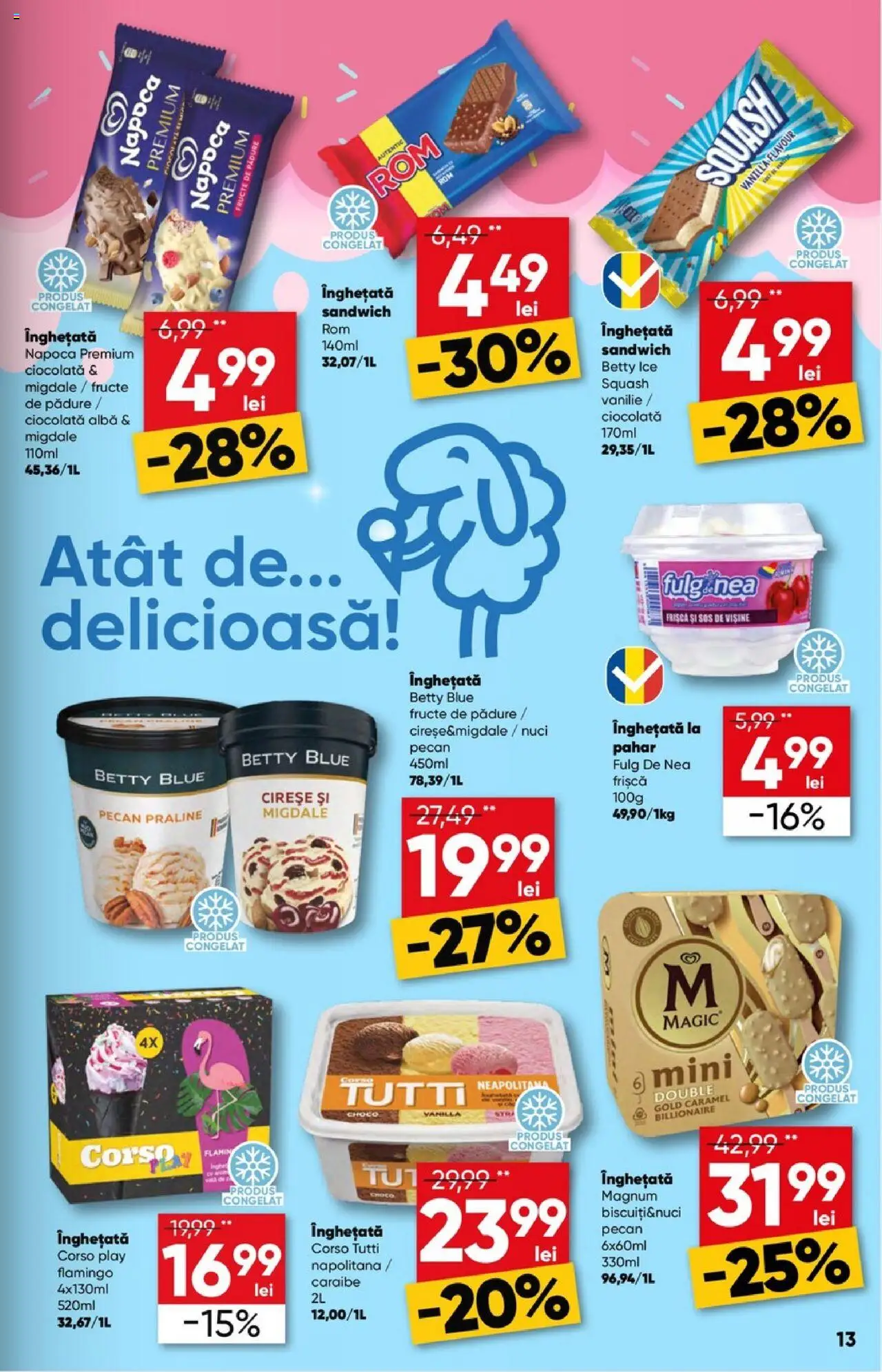 Catalog Profi 6 - 18 August 2025 | Pagina 13 | Produse: Praline, Ciocolată, Nuci, Sos