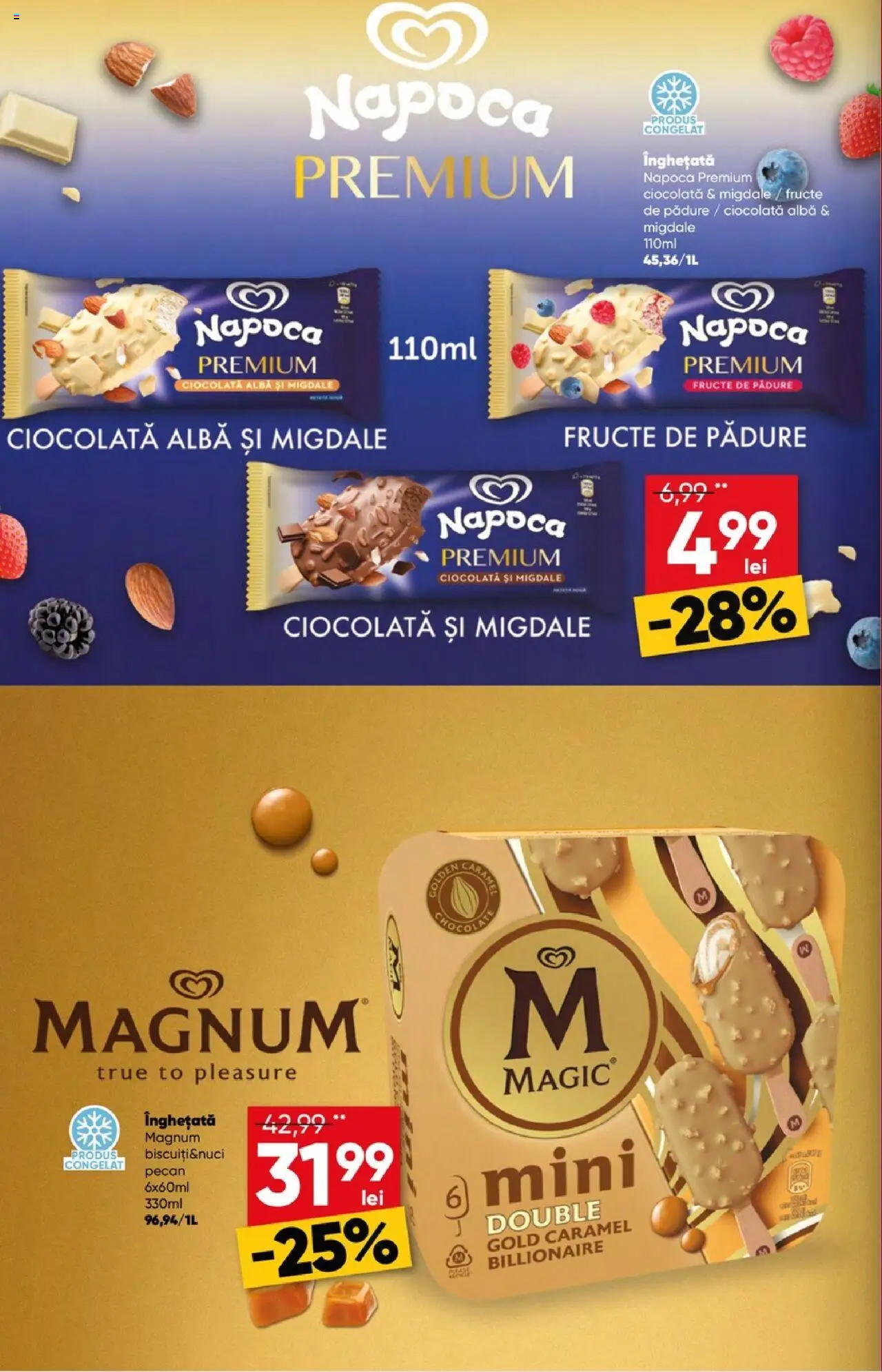 Catalog Profi 6 - 18 August 2025 | Pagina 18 | Produse: Migdale, Ciocolată, Înghețată, Fructe