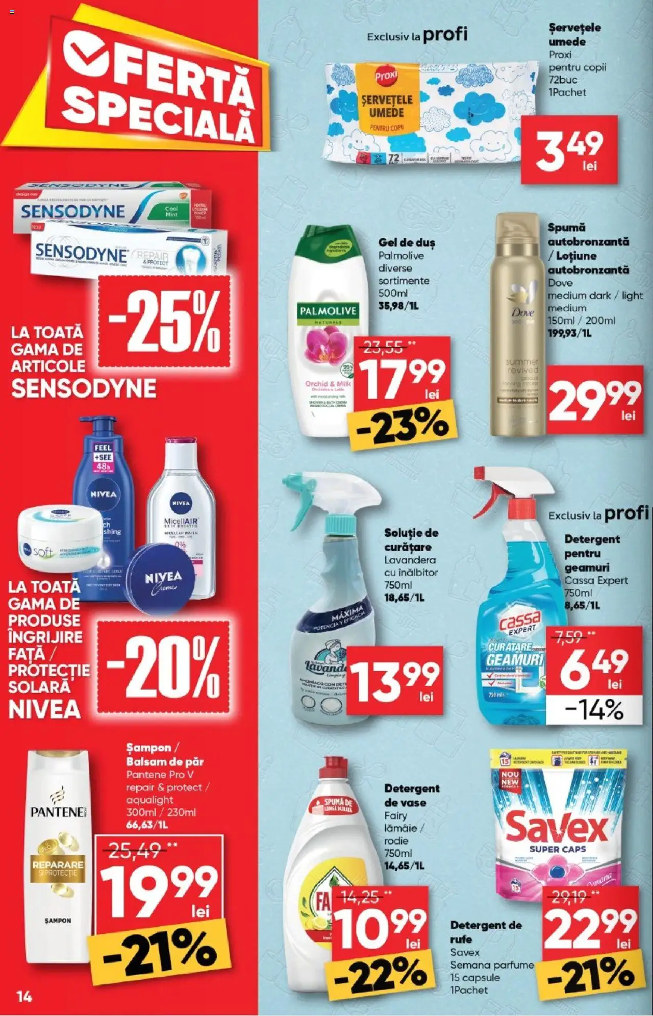 Catalog Profi 6 - 18 August 2025 | Pagina 14 | Produse: Duș, Șampon, Balsam, Gel de duș