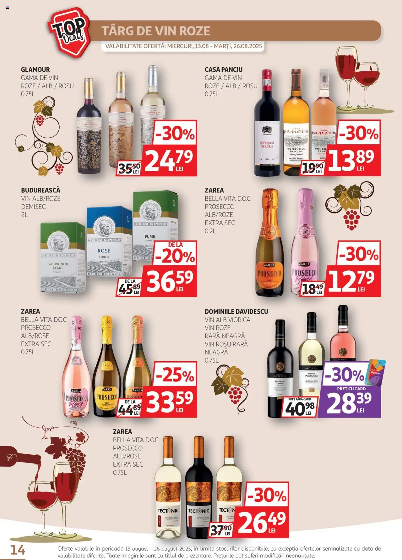 Catalog Auchan 13 - 25 August 2025 | Pagina 14 | Produse: Prosecco, Vin