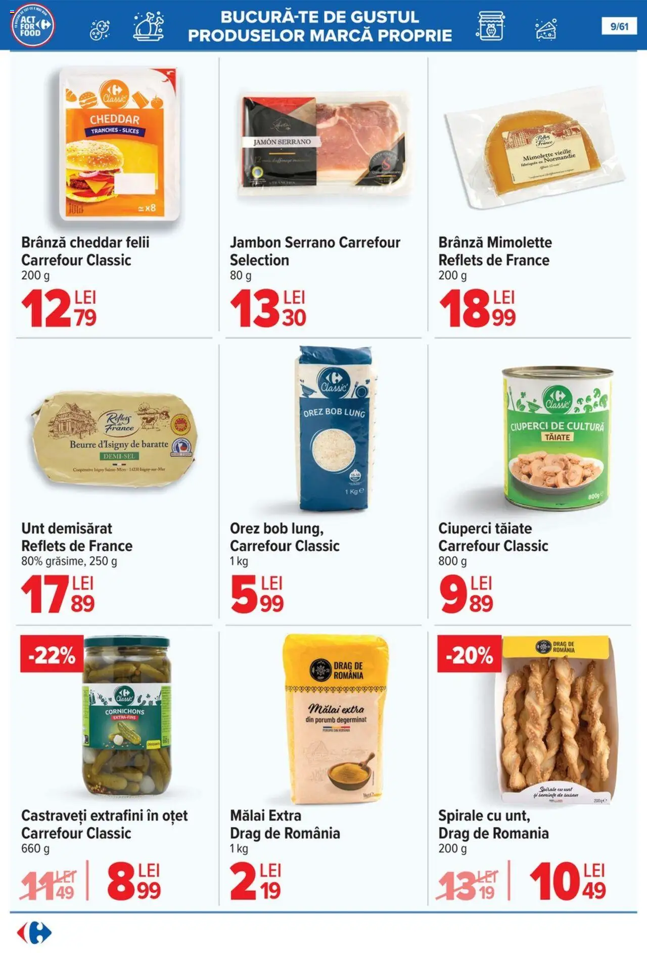 Catalog Carrefour 13 - 18 August 2025 | Pagina 10 | Produse: Brânză, Orez, Castraveți, Porumb