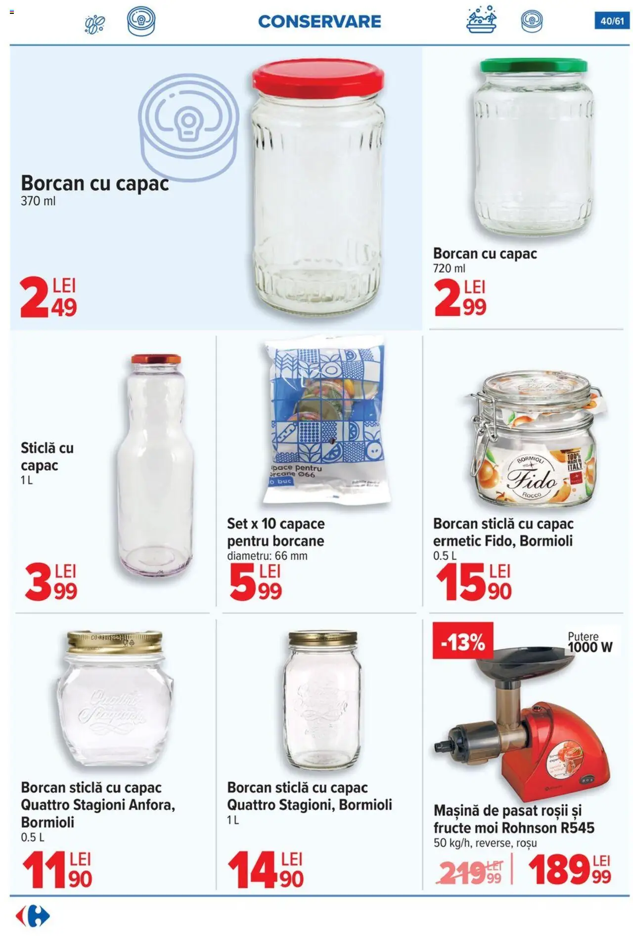 Catalog Carrefour 13 - 18 August 2025 | Pagina 41 | Produse: Borcan, Roșii, Fructe