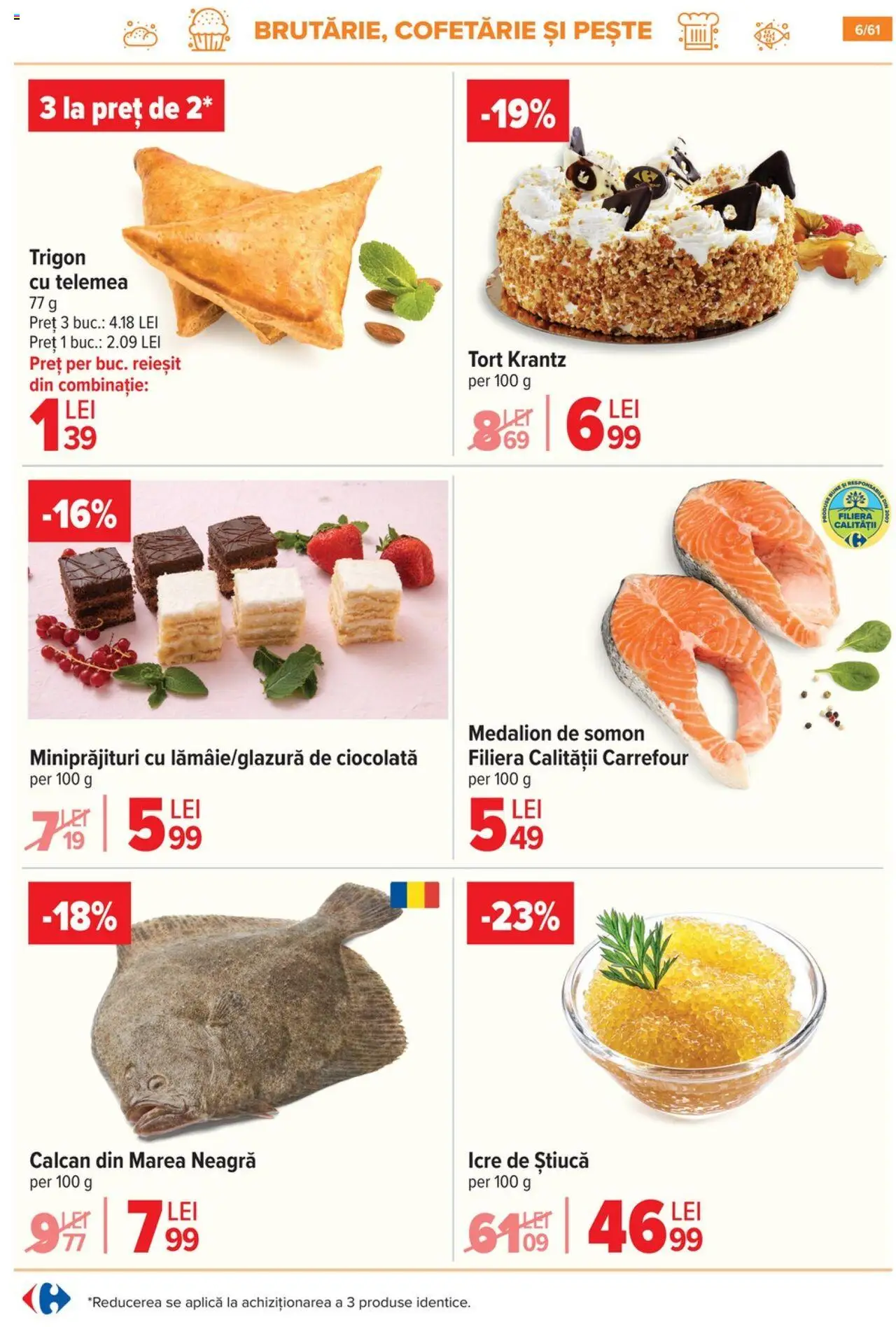 Catalog Carrefour 13 - 18 August 2025 | Pagina 7 | Produse: Tort, Ciocolată, Pește