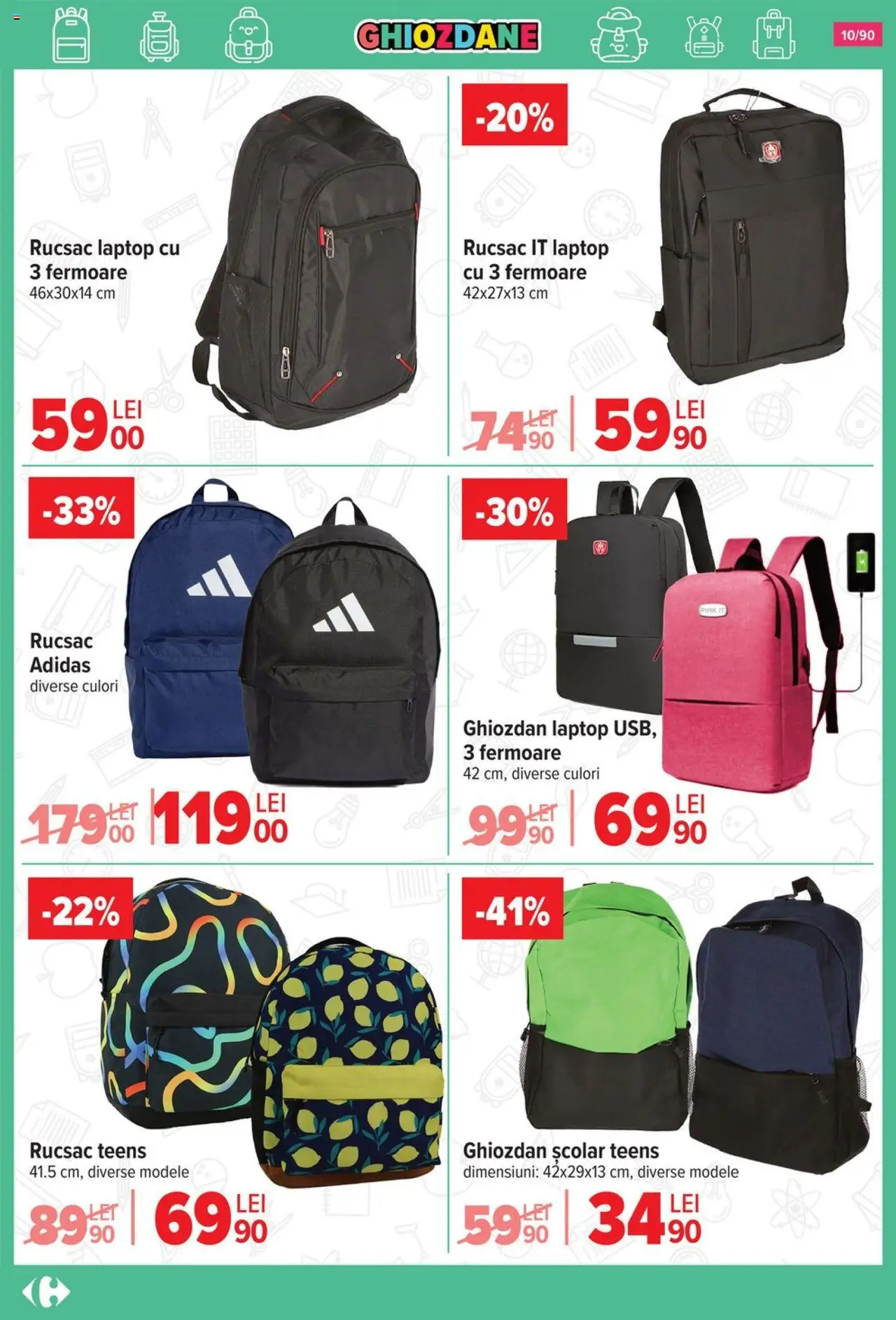 Catalog Carrefour 13 August - 15 Septembrie 2025 | Pagina 11 | Produse: Laptop, Ghiozdan, Rucsac