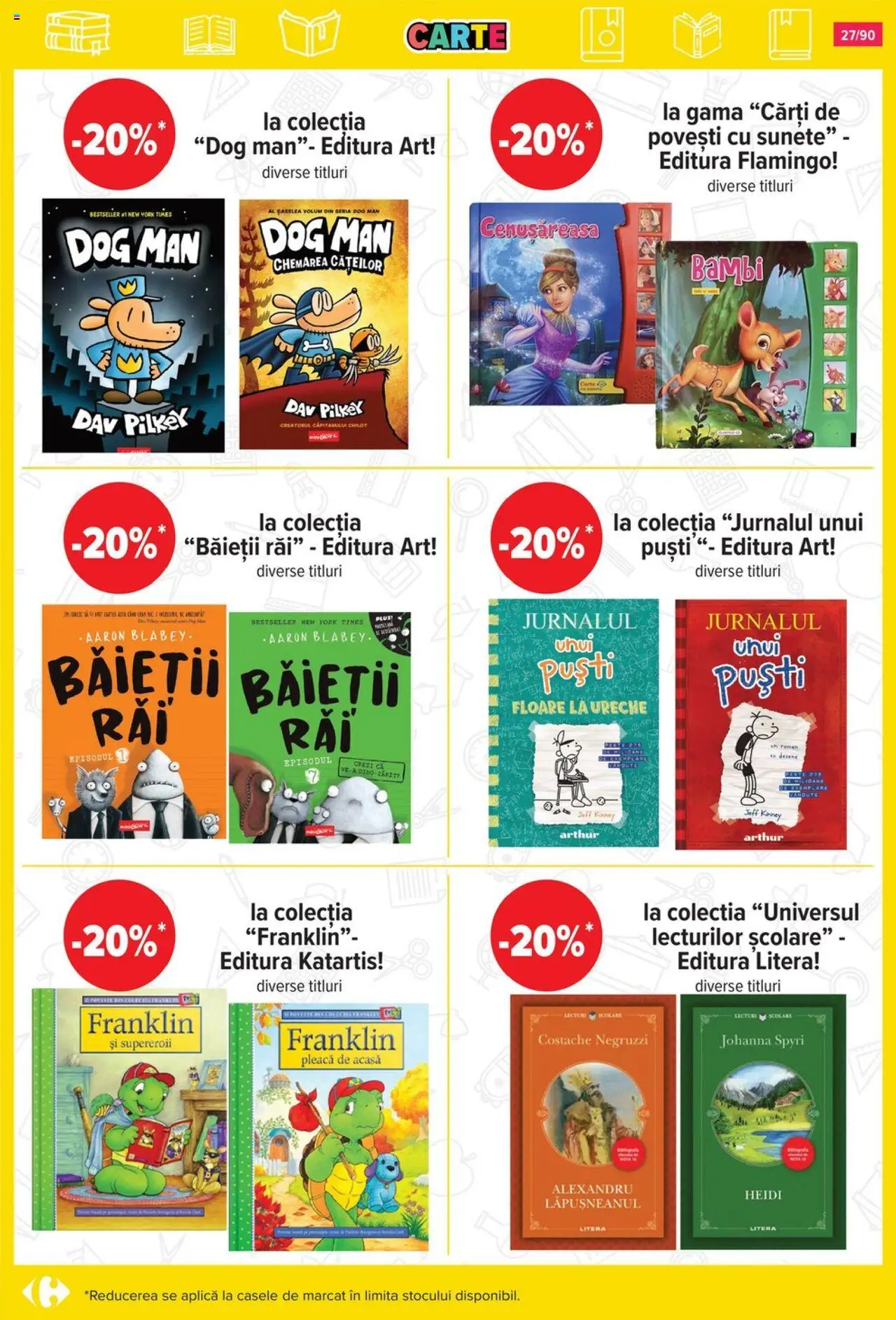 Catalog Carrefour 13 August - 15 Septembrie 2025 | Pagina 28 | Produse: Cărți