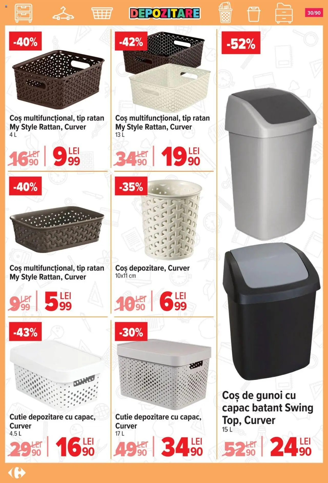 Catalog Carrefour 13 August - 15 Septembrie 2025 | Pagina 31 | Produse: Delgeç, Coș, Cutie