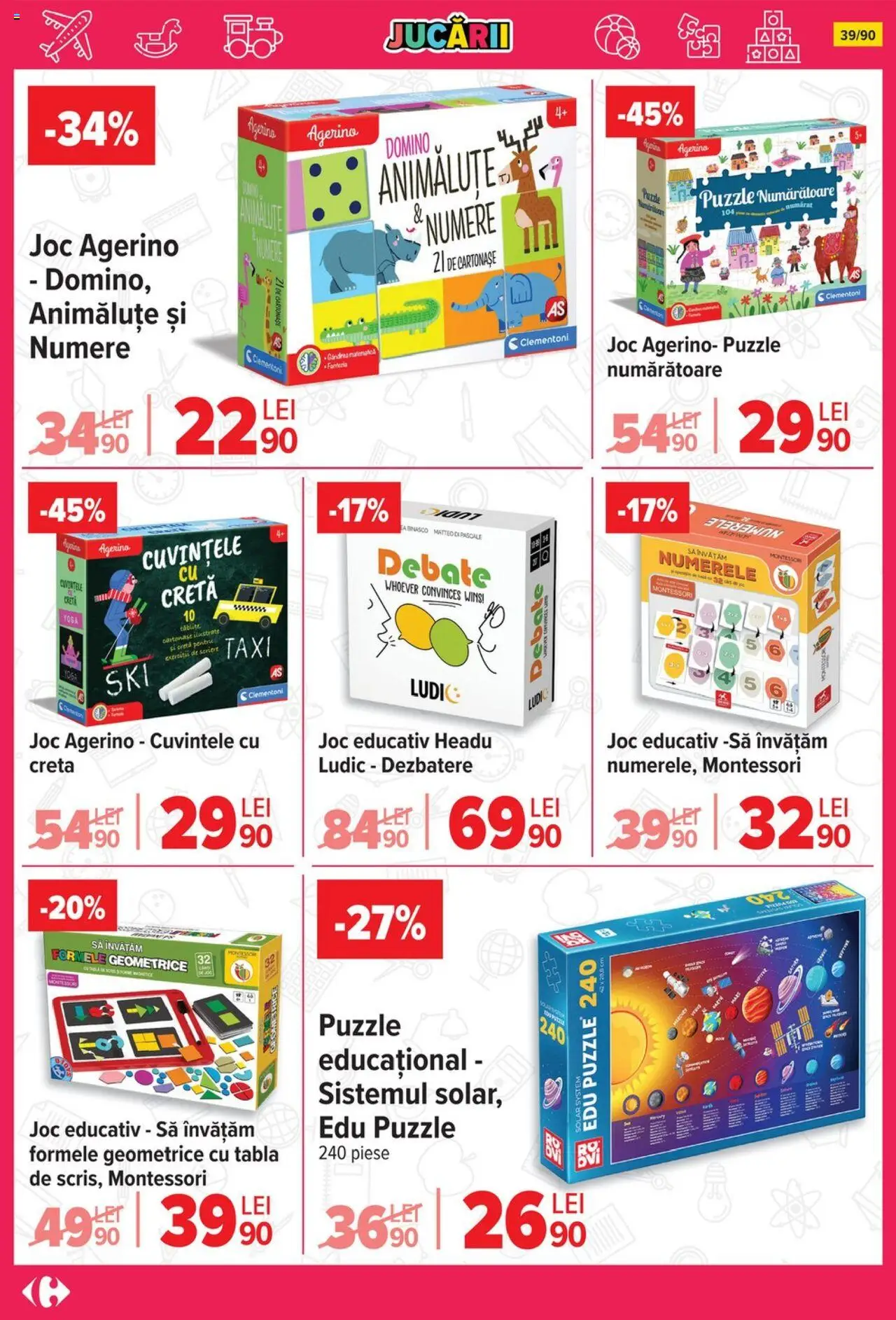 Catalog Carrefour 13 August - 15 Septembrie 2025 | Pagina 40 | Produse: Joc, Tablă