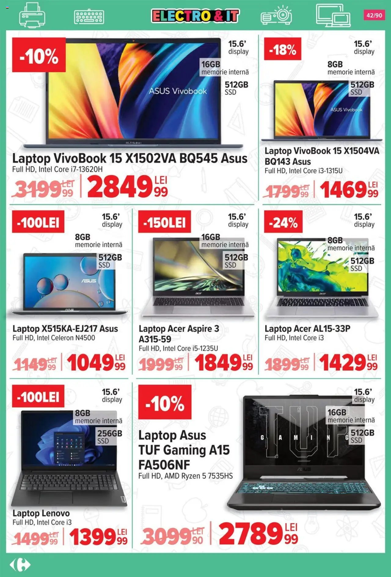 Catalog Carrefour 13 August - 15 Septembrie 2025 | Pagina 43 | Produse: Laptop, Memorie