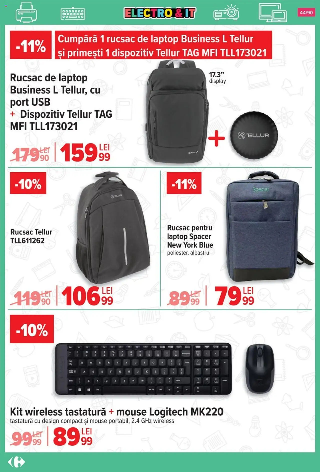 Catalog Carrefour 13 August - 15 Septembrie 2025 | Pagina 45 | Produse: Laptop, Mouse, Usb, Rucsac
