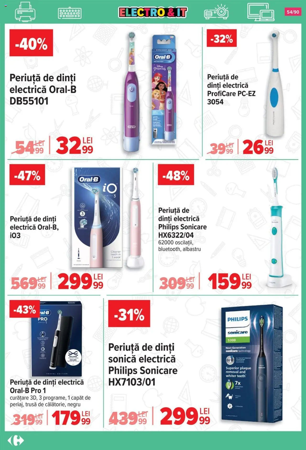 Catalog Carrefour 13 August - 15 Septembrie 2025 | Pagina 55 | Produse: Enginar, Periuță De Dinți Electrică, Periuță de dinți