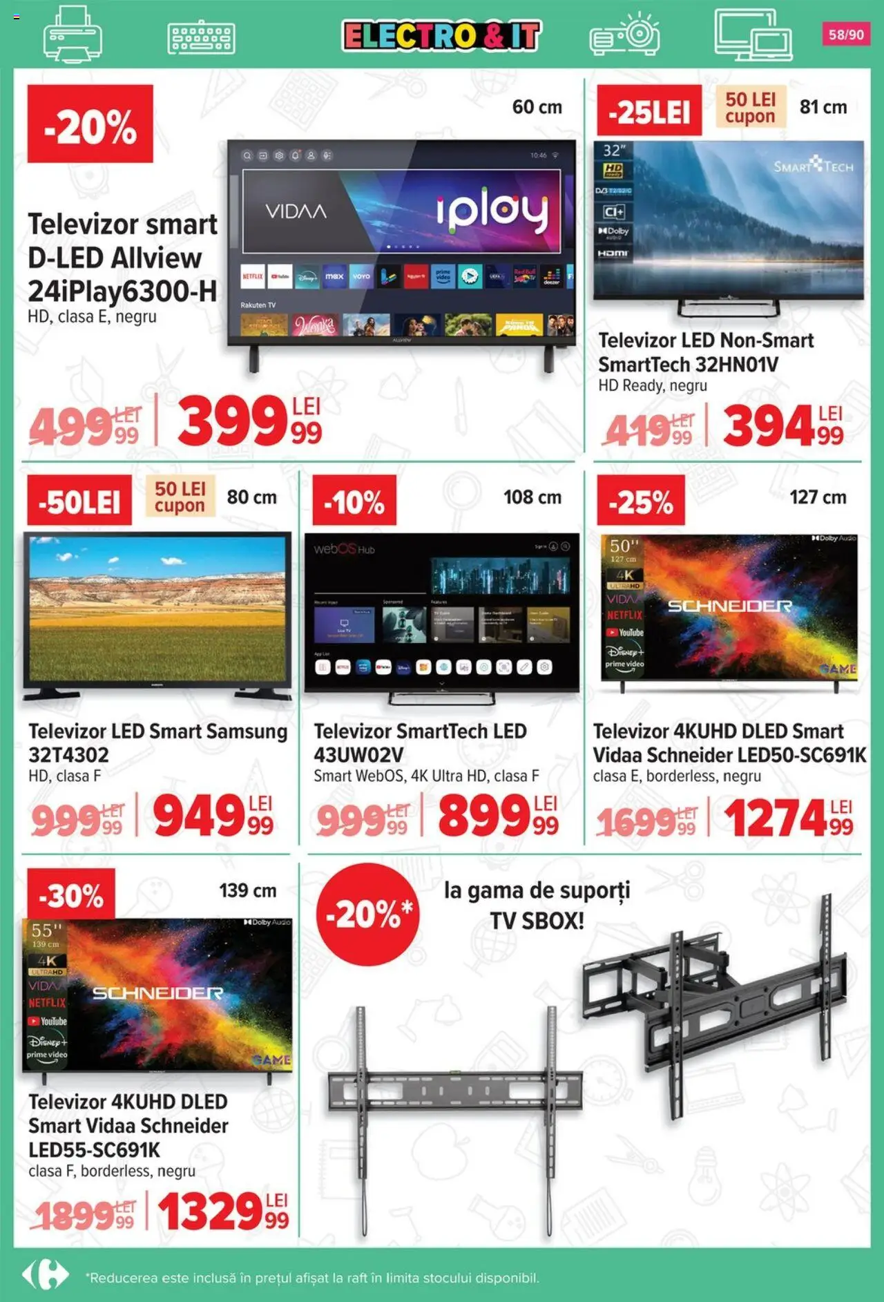 Catalog Carrefour 13 August - 15 Septembrie 2025 | Pagina 59 | Produse: Televizor, Video, Raft, Köpek Sabunu