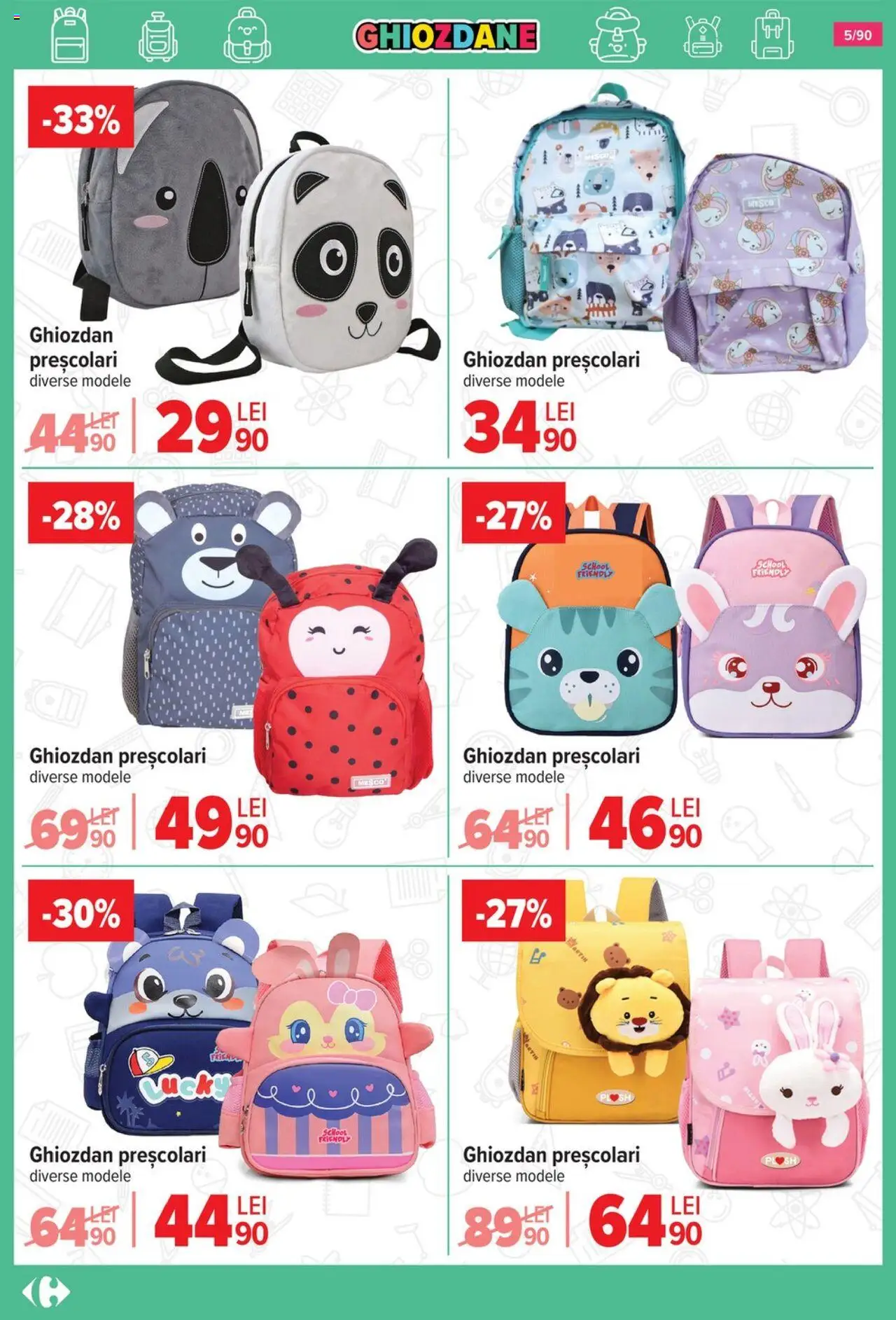 Catalog Carrefour 13 August - 15 Septembrie 2025 | Pagina 6 | Produse: Ghiozdan