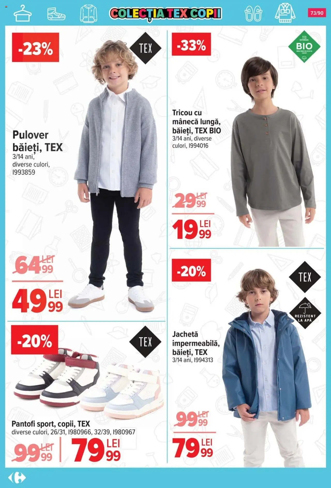 Catalog Carrefour 13 August - 15 Septembrie 2025 | Pagina 74 | Produse: Şerit ödül, Pantofi, Pulover, Apă