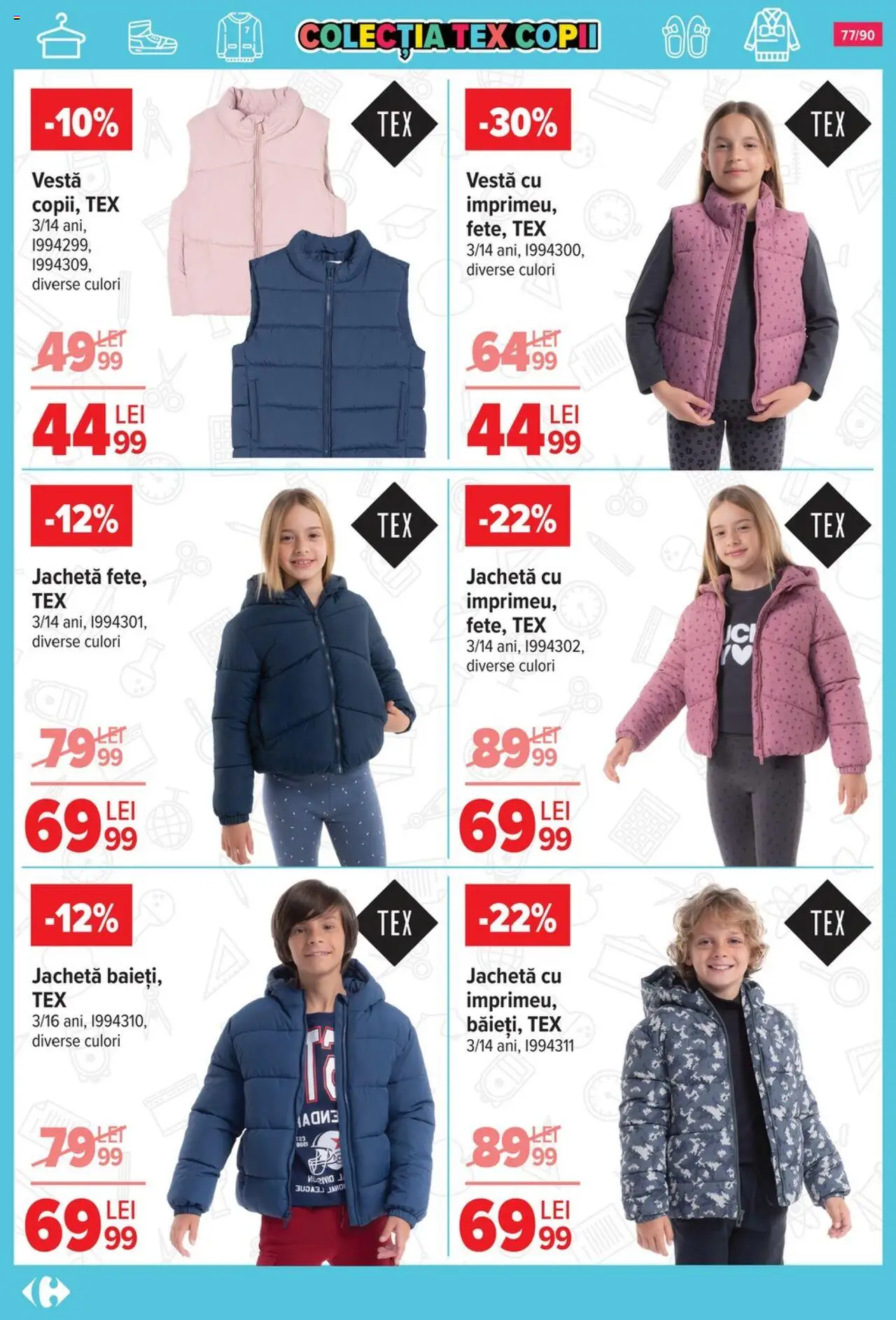 Catalog Carrefour 13 August - 15 Septembrie 2025 | Pagina 78 | Produse: Jachetă, Vestă