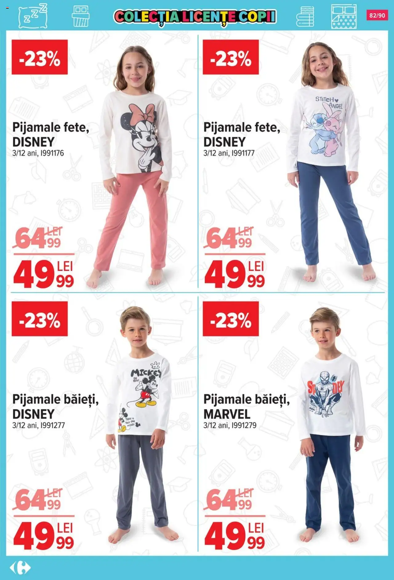 Catalog Carrefour 13 August - 15 Septembrie 2025 | Pagina 83 | Produse: Pijamale